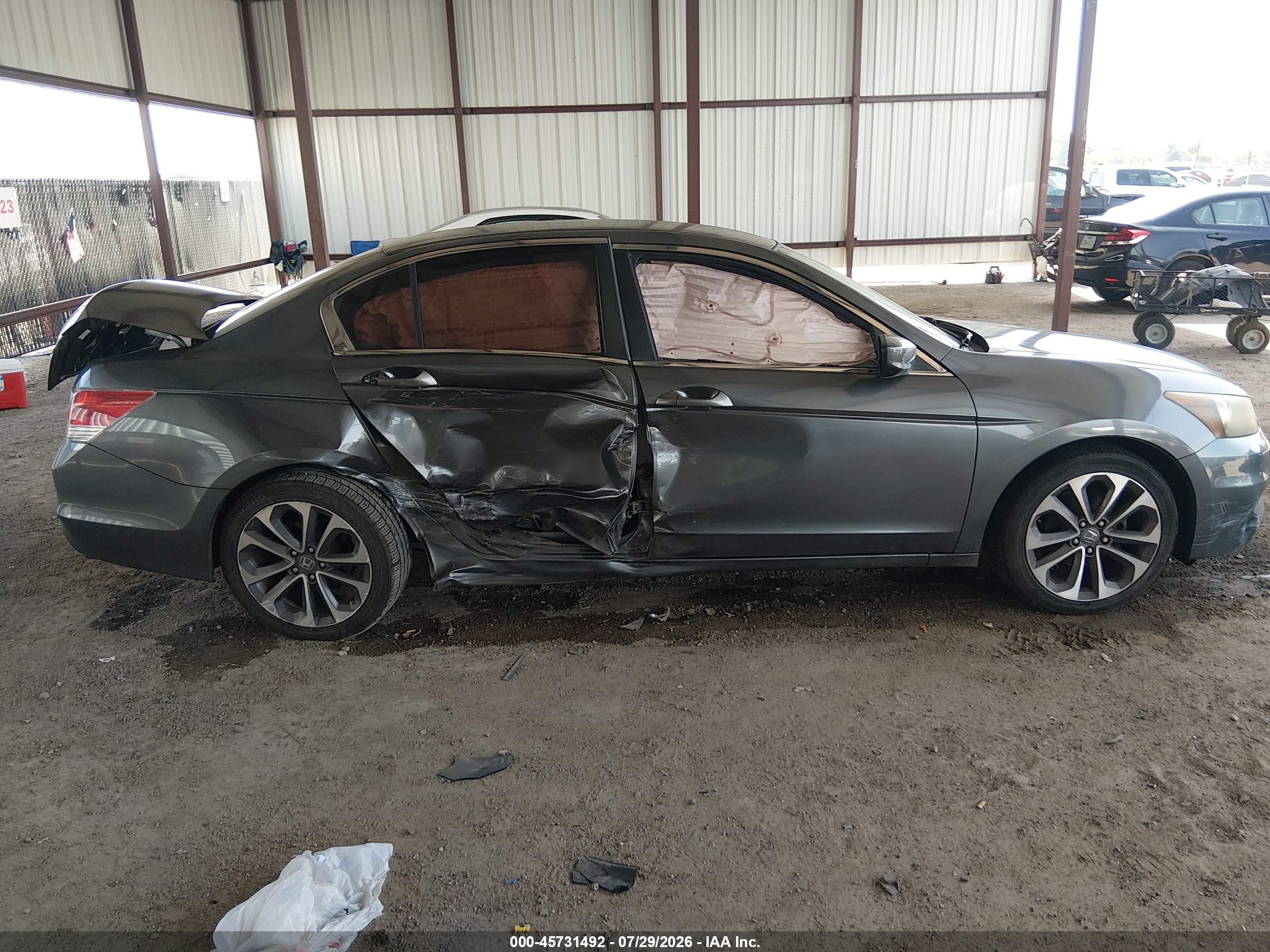 2012 Honda Accord Sdn Lx Gray vin: 1HGCP2F32CA222092
