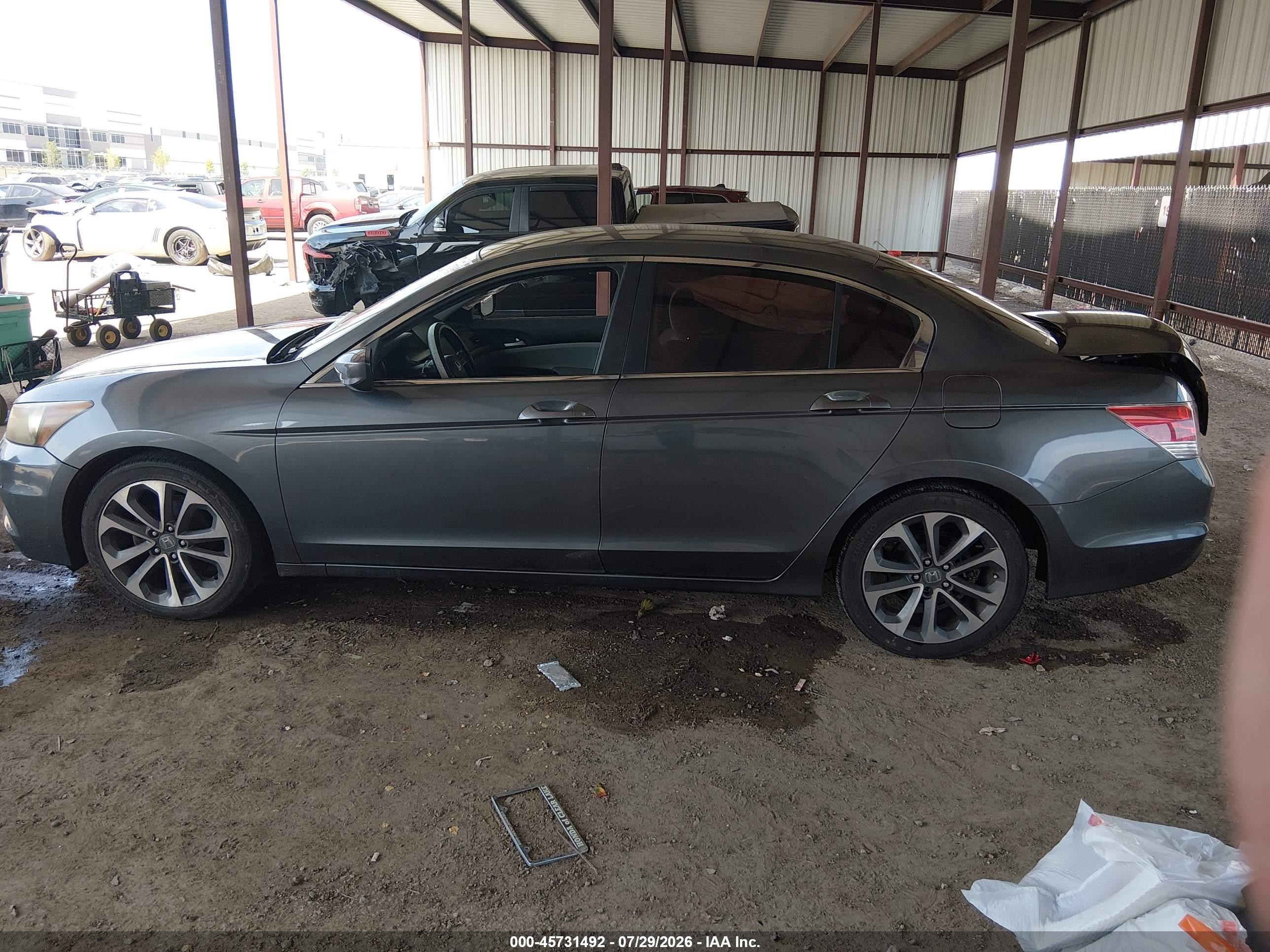 2012 Honda Accord Sdn Lx Gray vin: 1HGCP2F32CA222092
