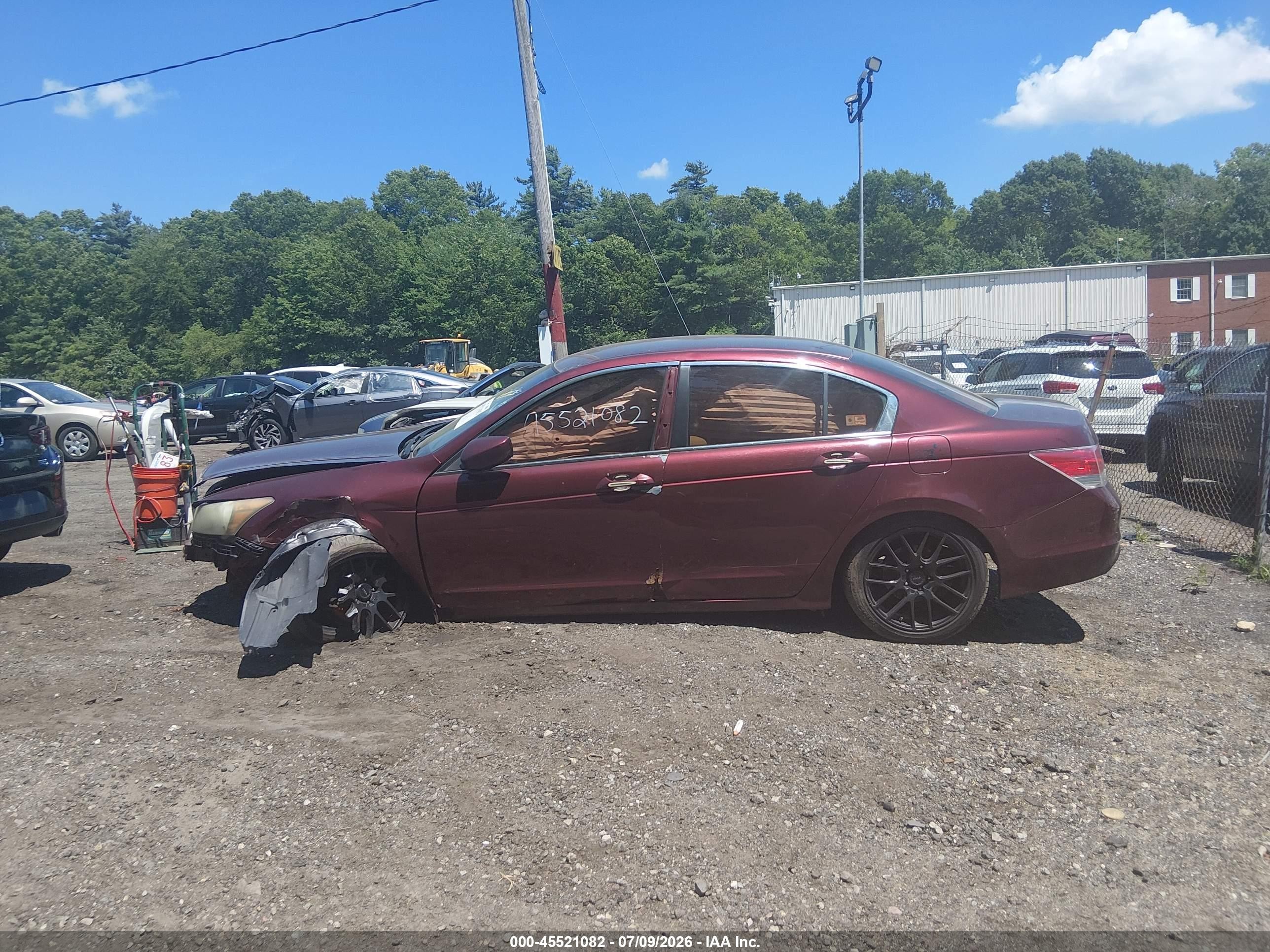 2010 Honda Accord 2.4 Lx Темно-бордовый vin: 1HGCP2F33AA003042