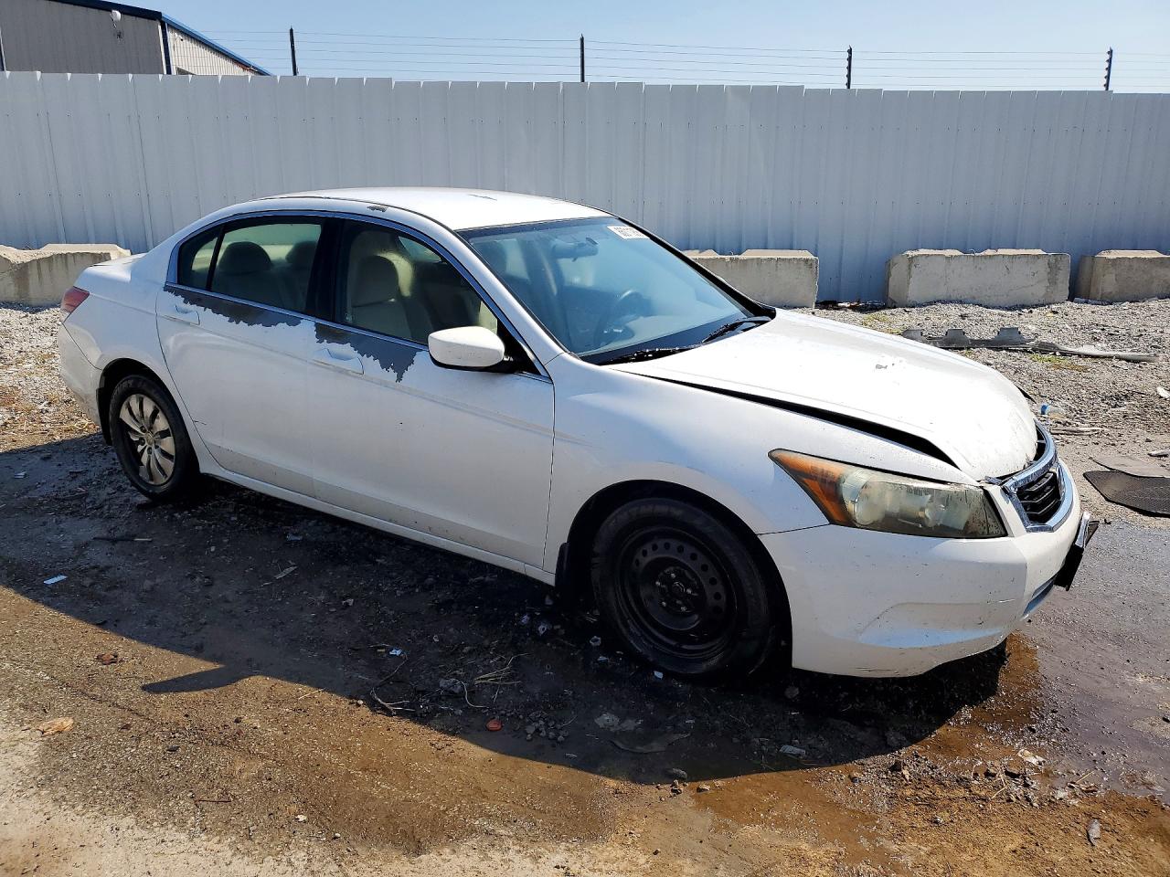 2010 Honda Accord Lx White vin: 1HGCP2F33AA013893