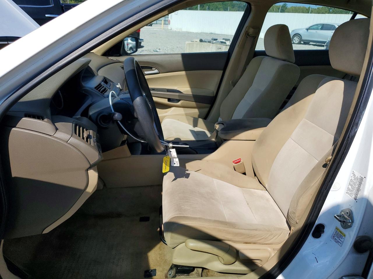 2010 Honda Accord Lx White vin: 1HGCP2F33AA013893