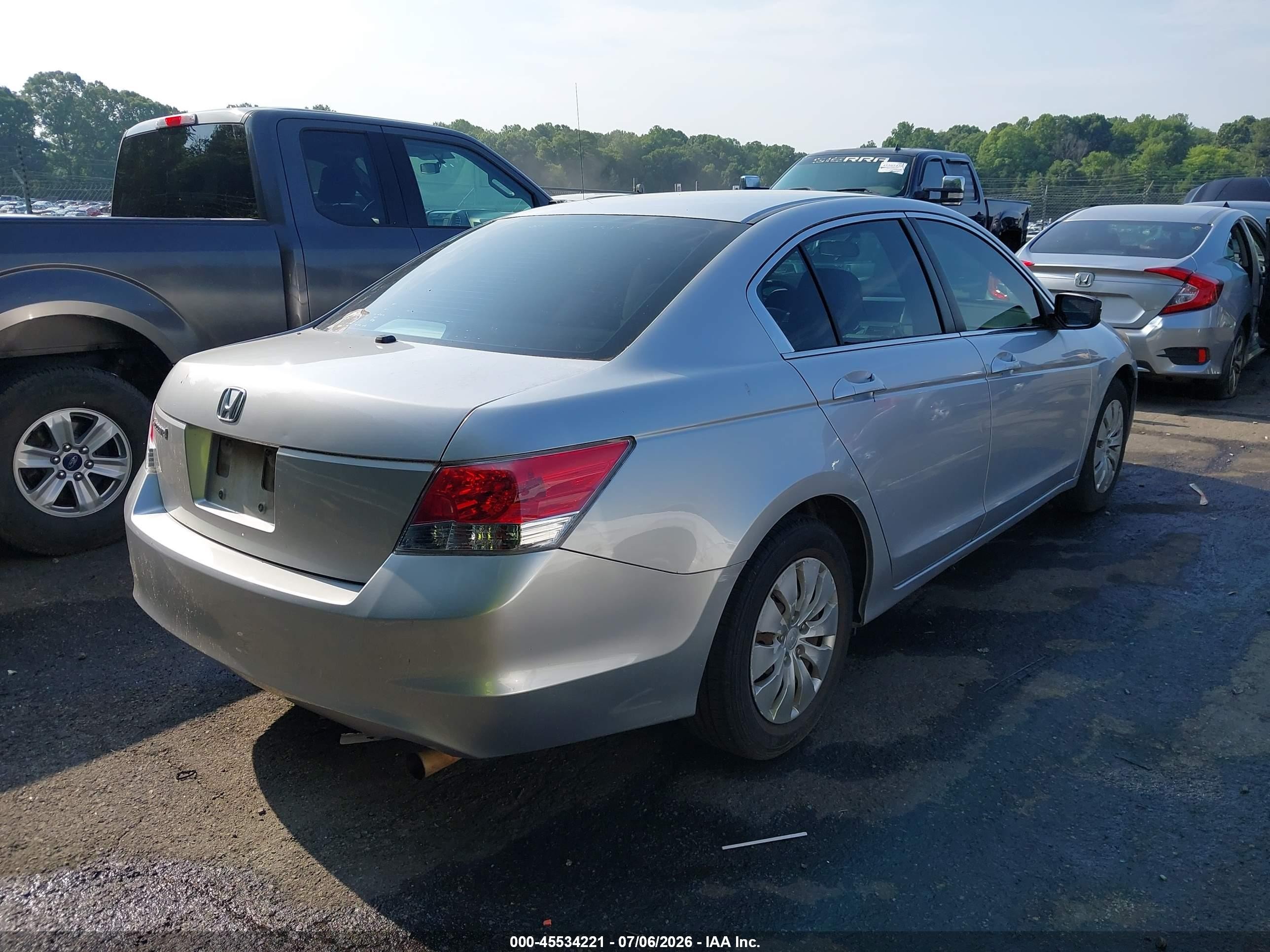 2010 Honda Accord 2.4 Lx Silver vin: 1HGCP2F33AA045260