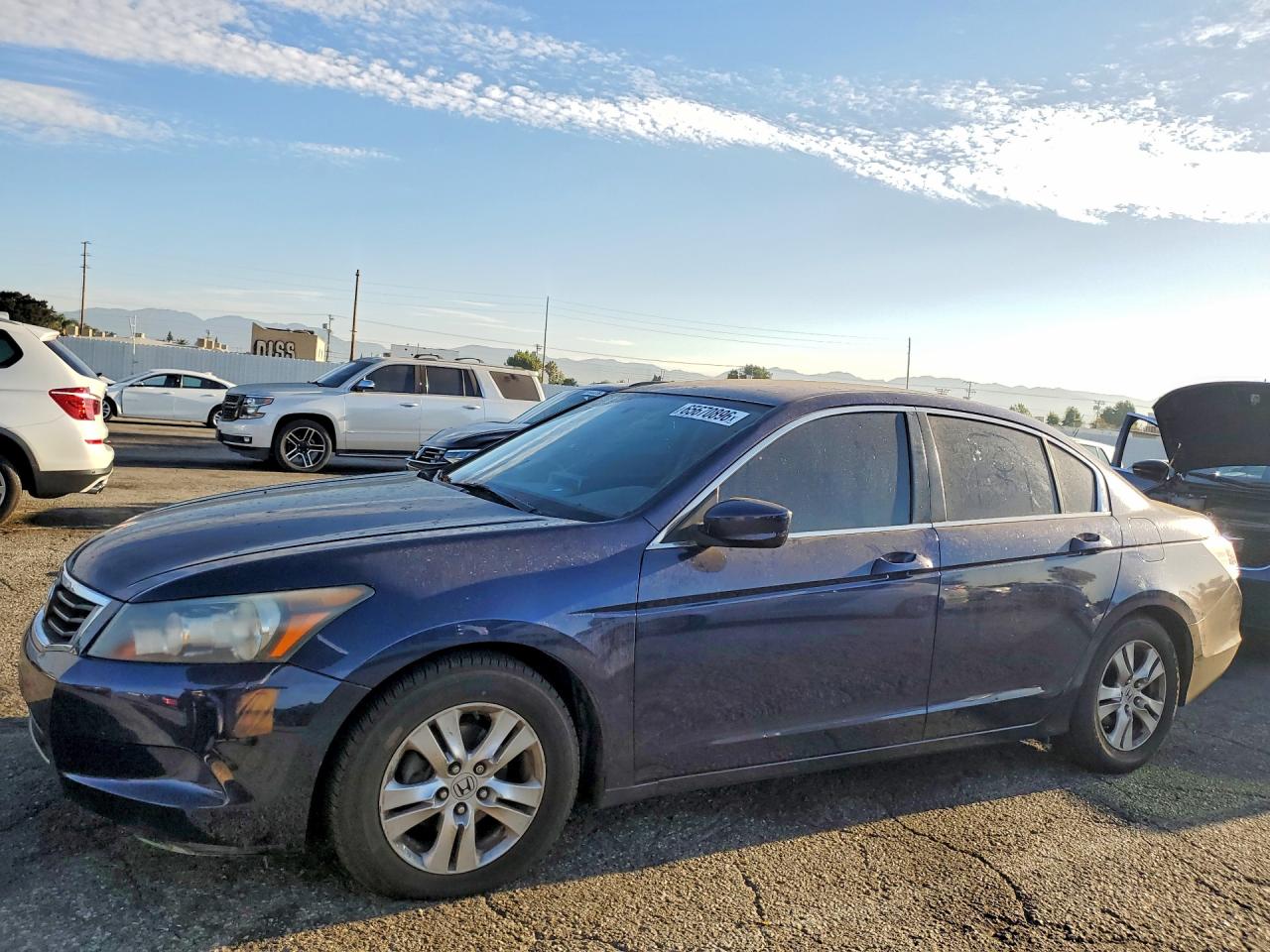 2010 Honda Accord Lx Blue vin: 1HGCP2F33AA055738
