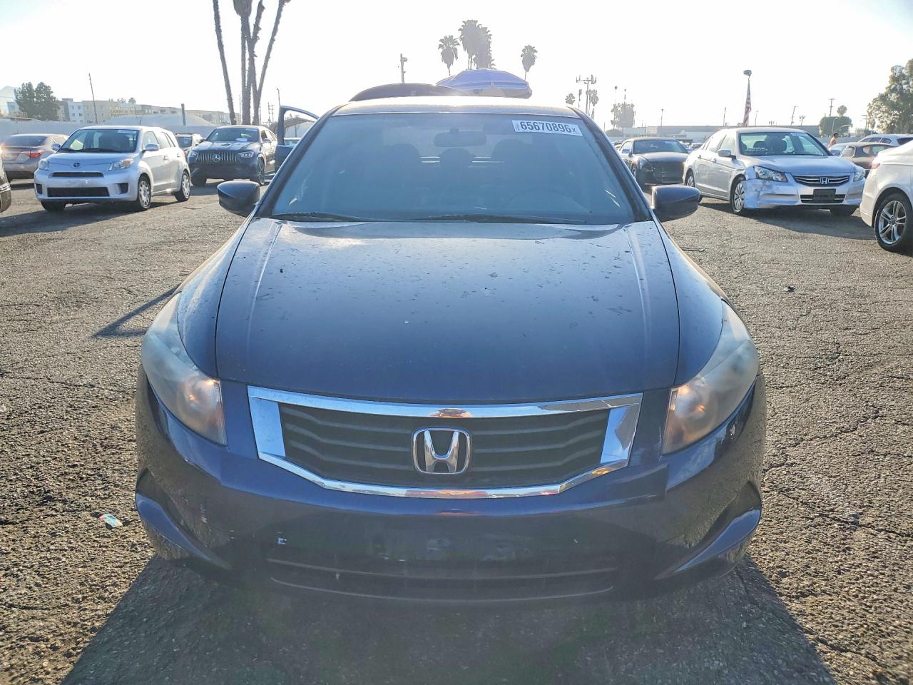 2010 Honda Accord Lx Blue vin: 1HGCP2F33AA055738
