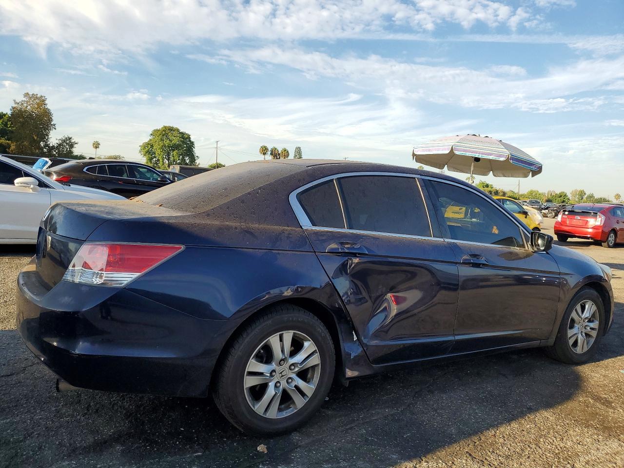 2010 Honda Accord Lx Blue vin: 1HGCP2F33AA055738