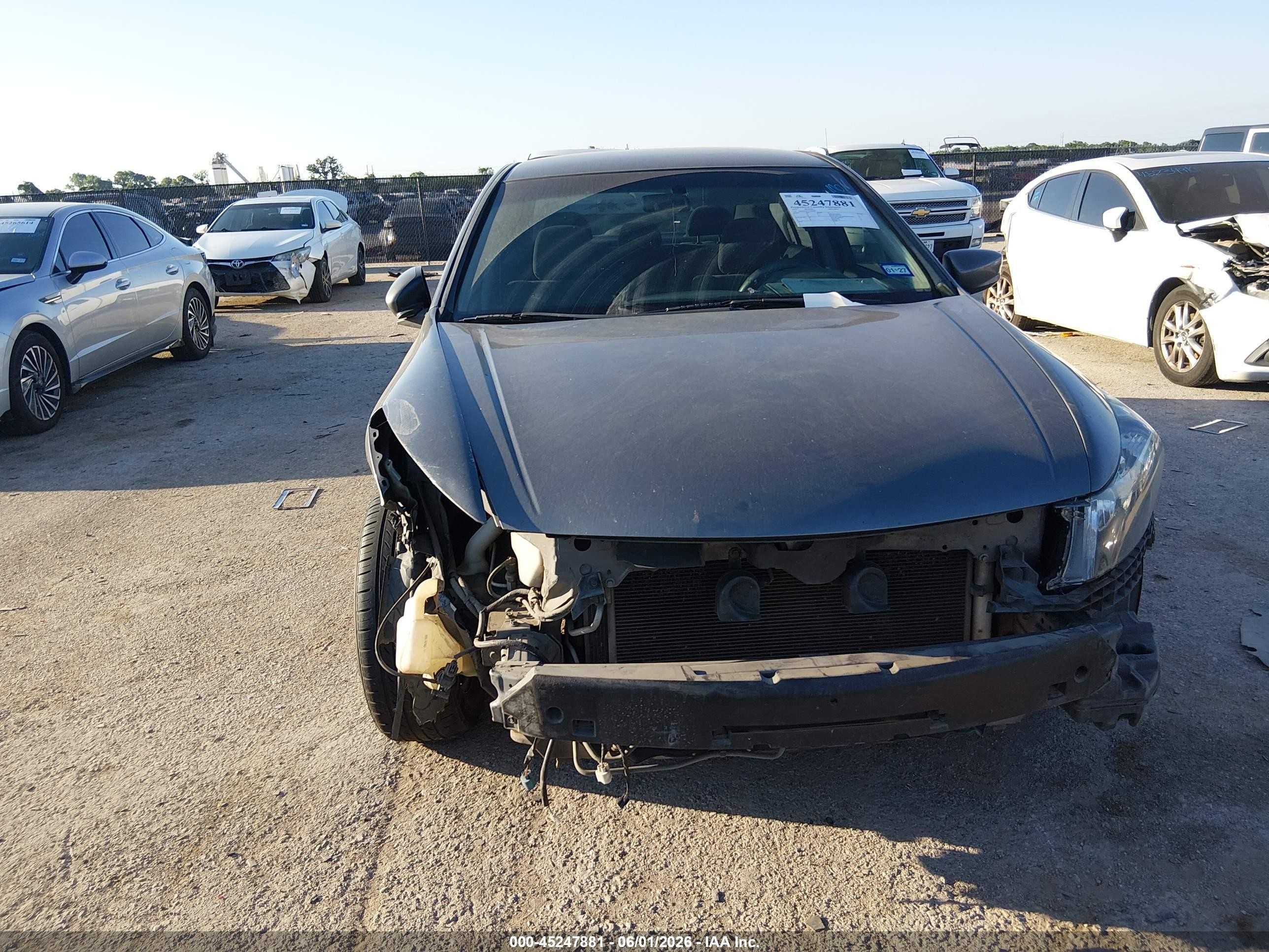 2010 Honda Accord 2.4 Lx Gray vin: 1HGCP2F33AA080980