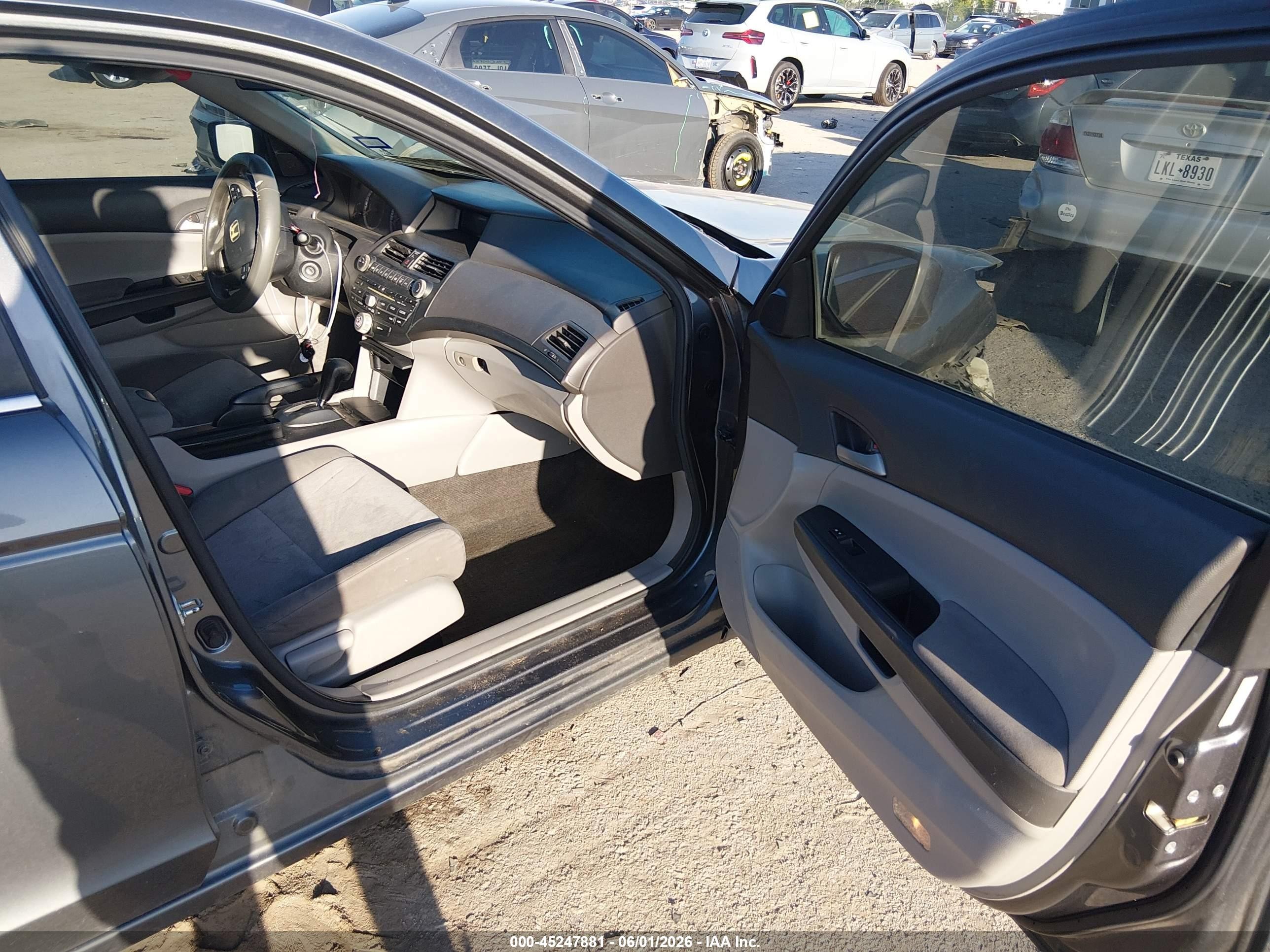2010 Honda Accord 2.4 Lx Gray vin: 1HGCP2F33AA080980