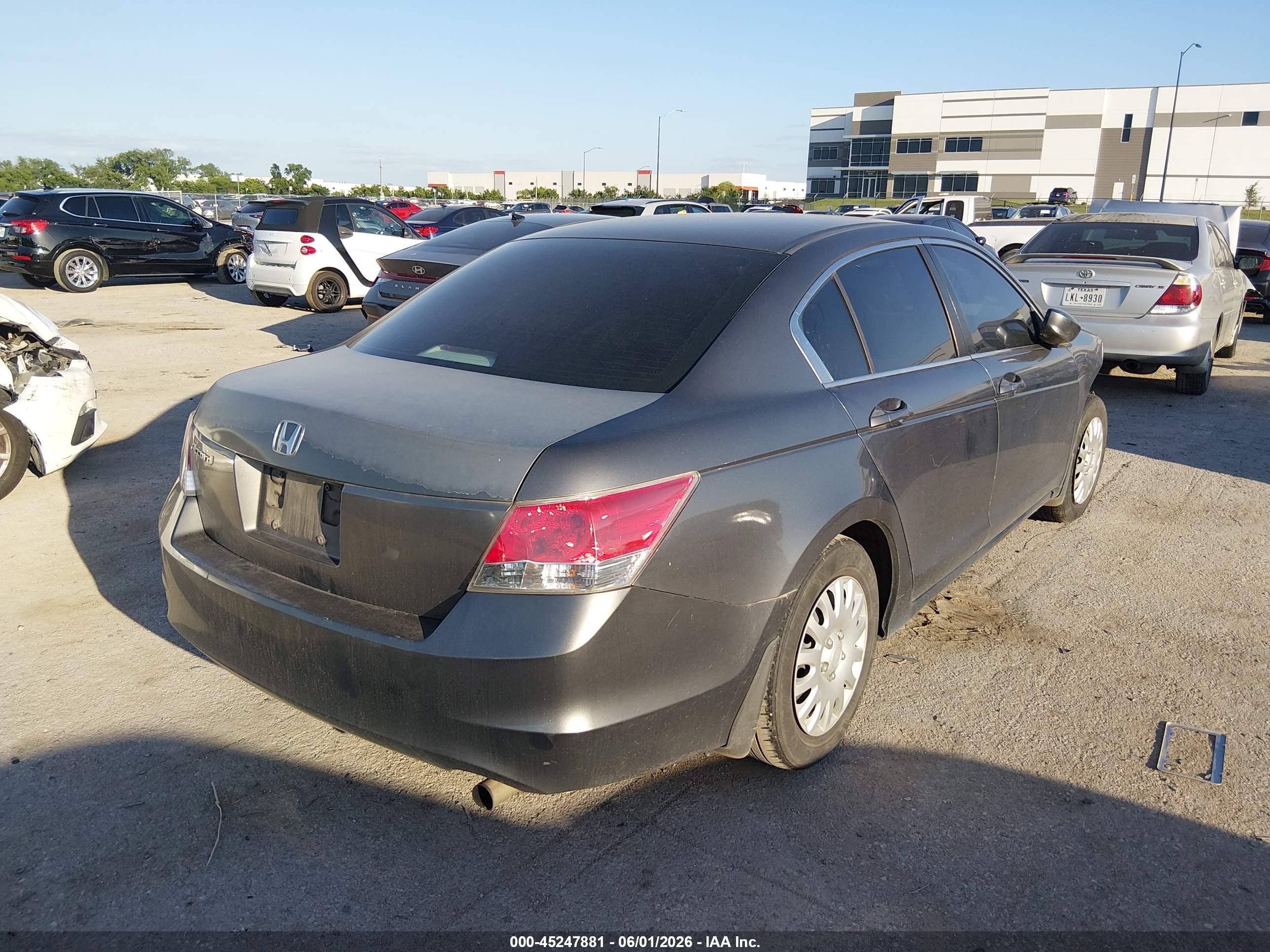 2010 Honda Accord 2.4 Lx Gray vin: 1HGCP2F33AA080980