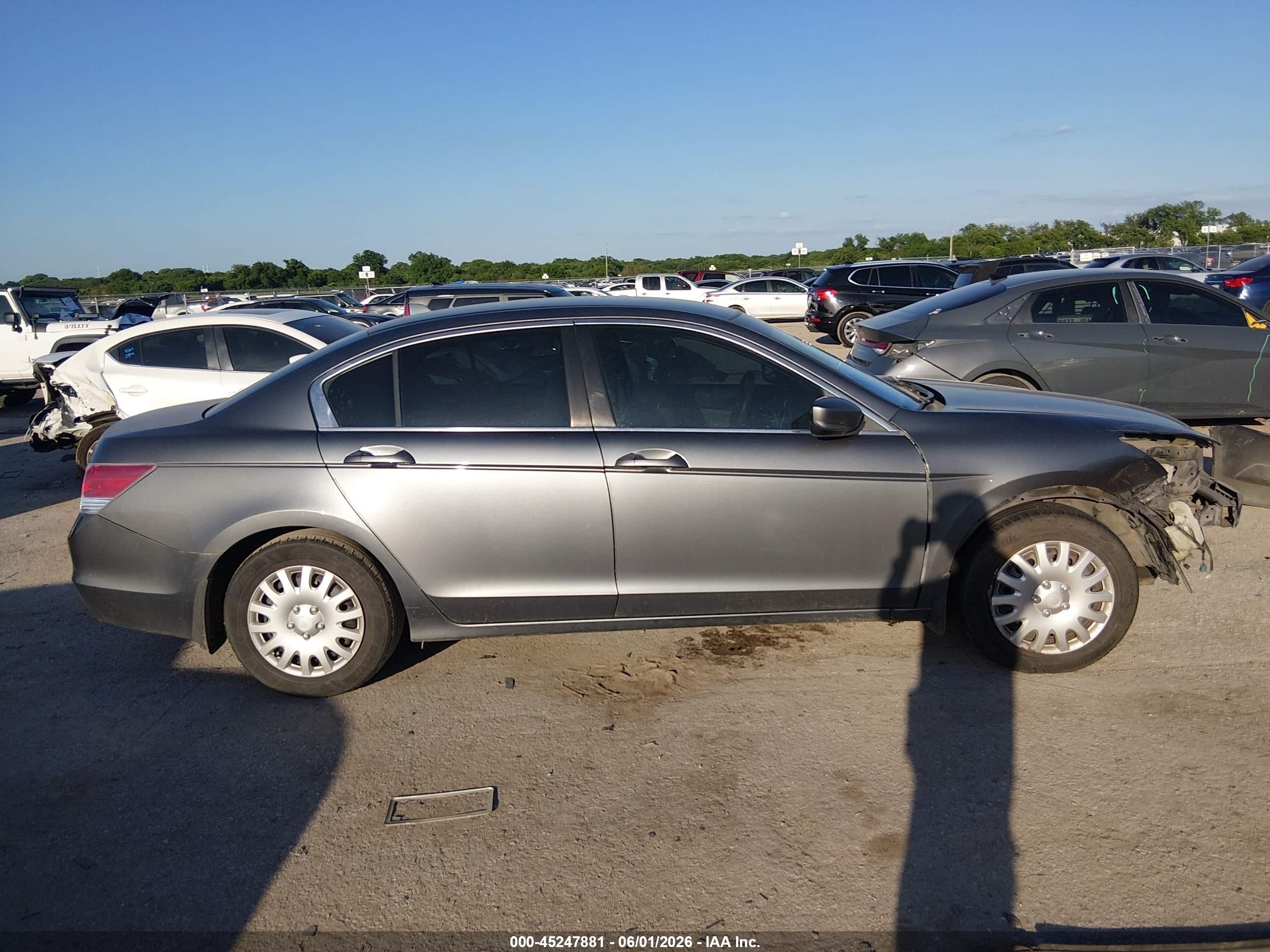 2010 Honda Accord 2.4 Lx Gray vin: 1HGCP2F33AA080980