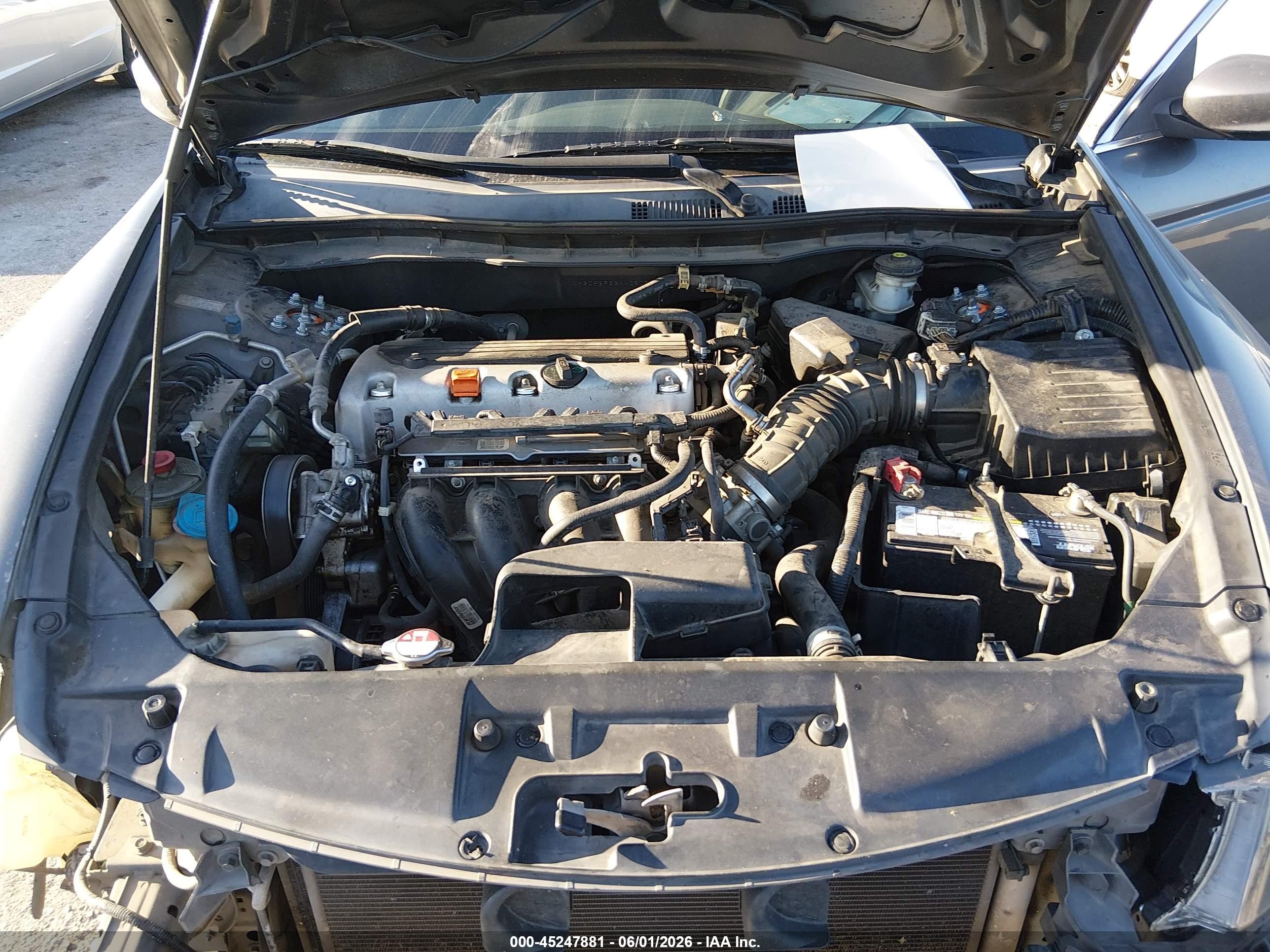 2010 Honda Accord 2.4 Lx Gray vin: 1HGCP2F33AA080980
