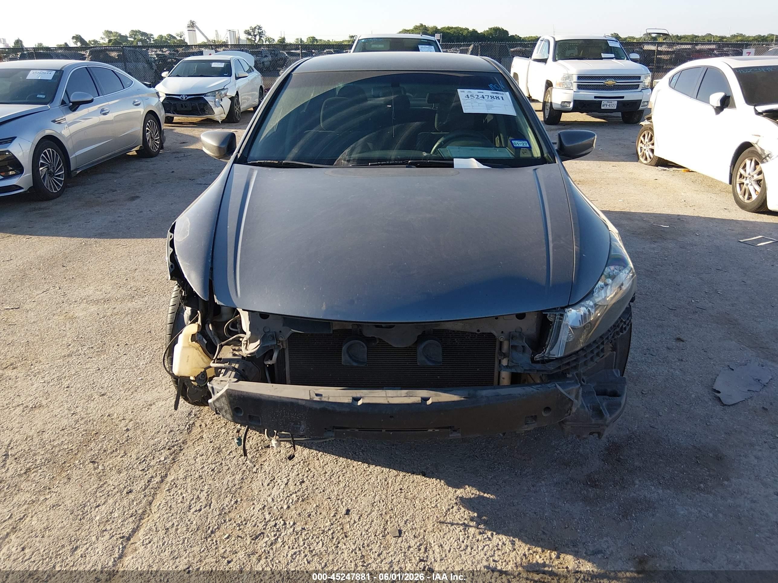 2010 Honda Accord 2.4 Lx Gray vin: 1HGCP2F33AA080980