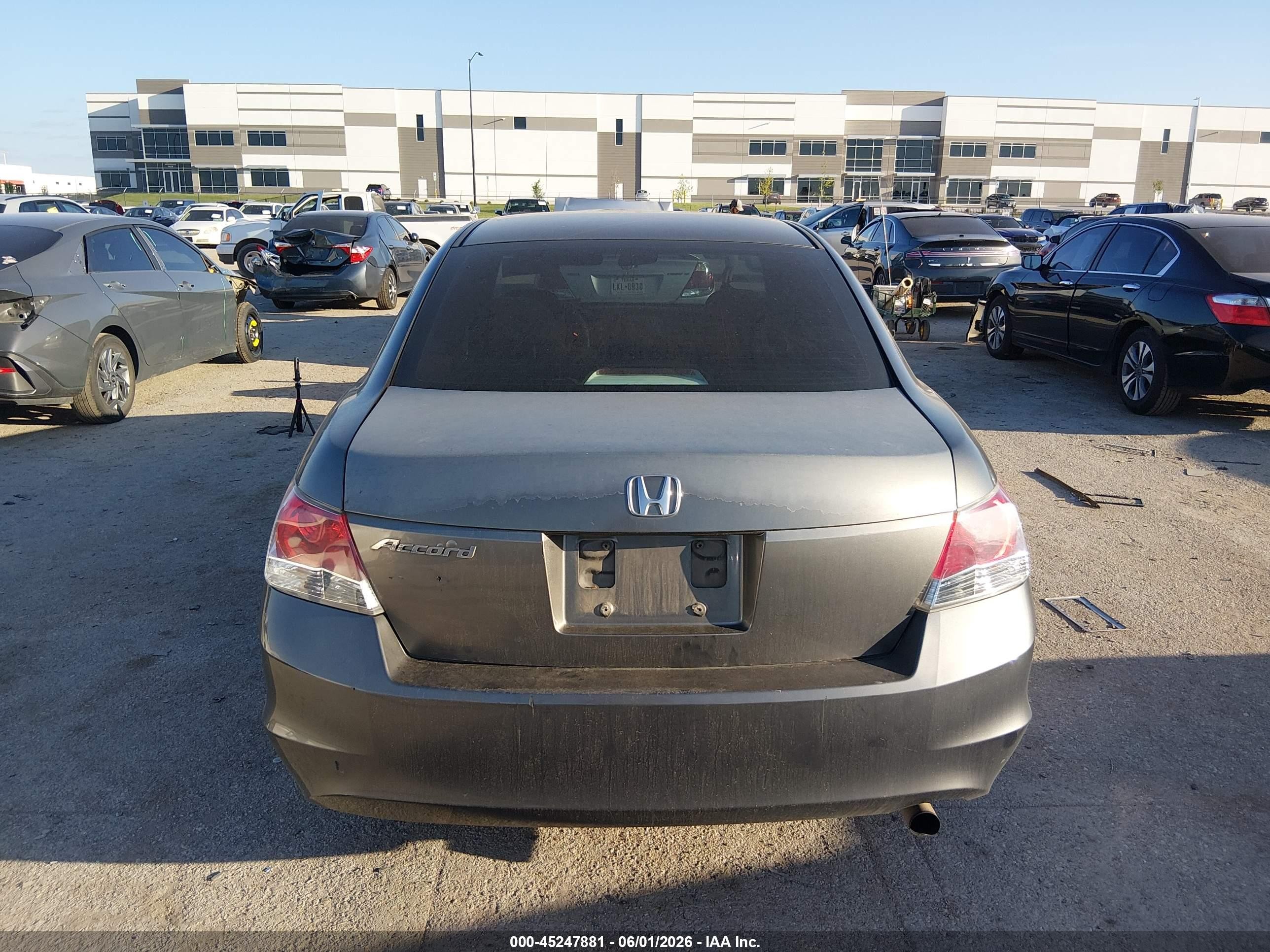 2010 Honda Accord 2.4 Lx Gray vin: 1HGCP2F33AA080980