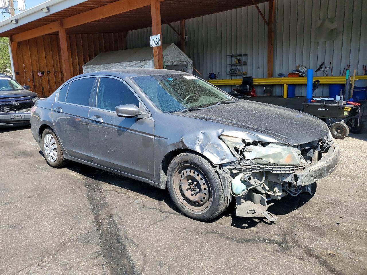 2010 Honda Accord Lx Gray vin: 1HGCP2F33AA101780