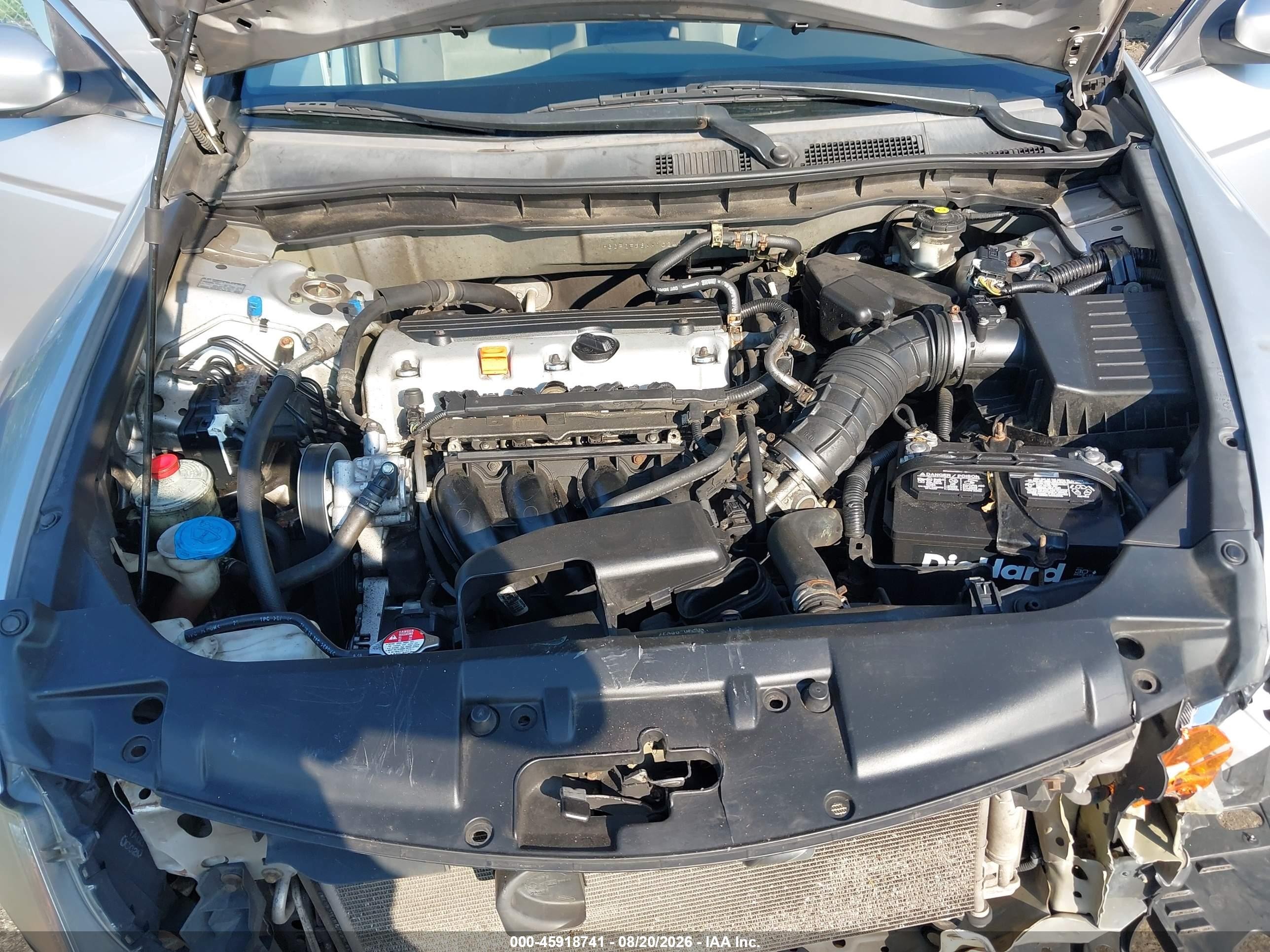 2010 Honda Accord 2.4 Lx Silver vin: 1HGCP2F33AA102461