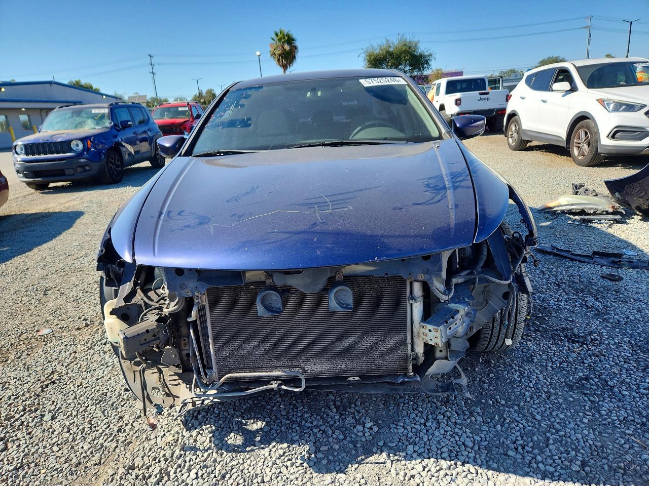 2010 Honda Accord Lx Blue vin: 1HGCP2F33AA106512