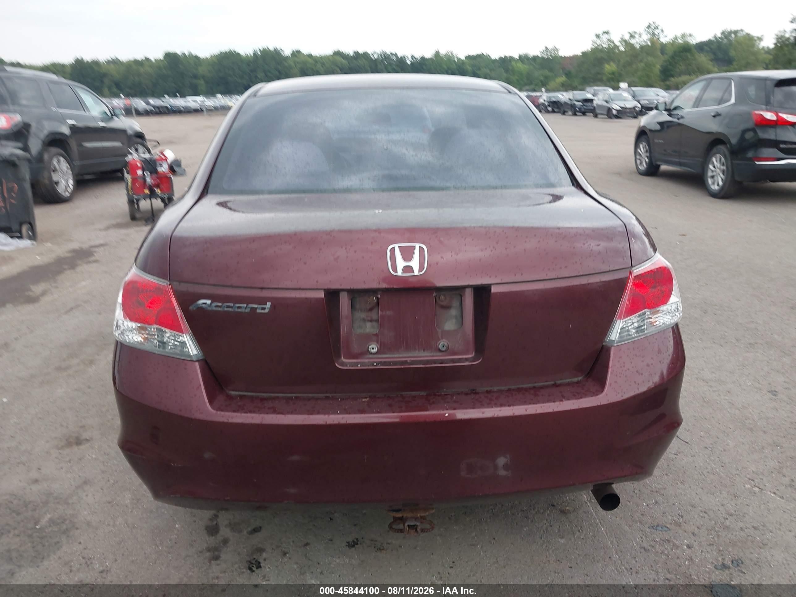 2010 Honda Accord 2.4 Lx Maroon vin: 1HGCP2F33AA117154