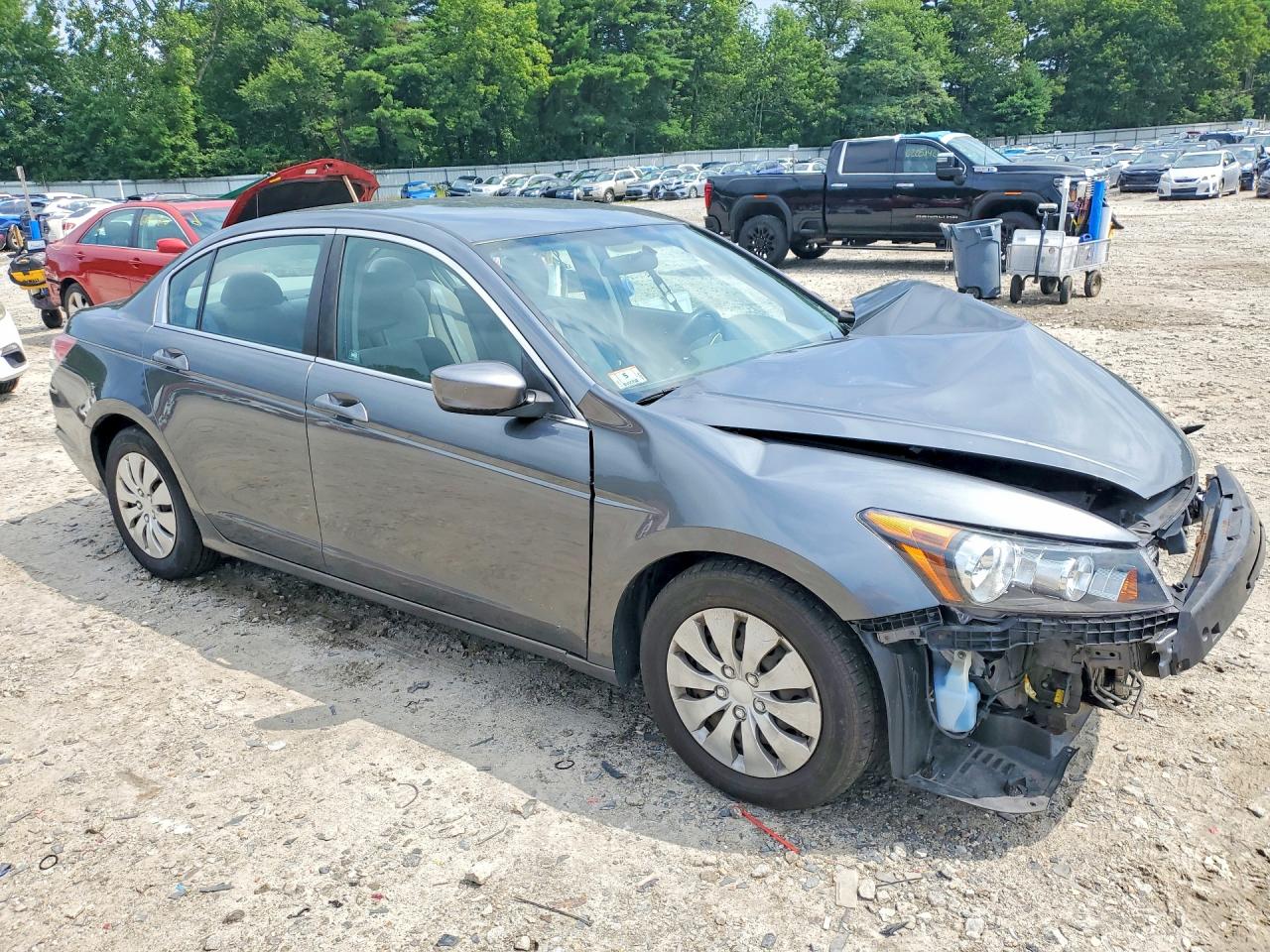 2010 Honda Accord Lx Gray vin: 1HGCP2F33AA118689