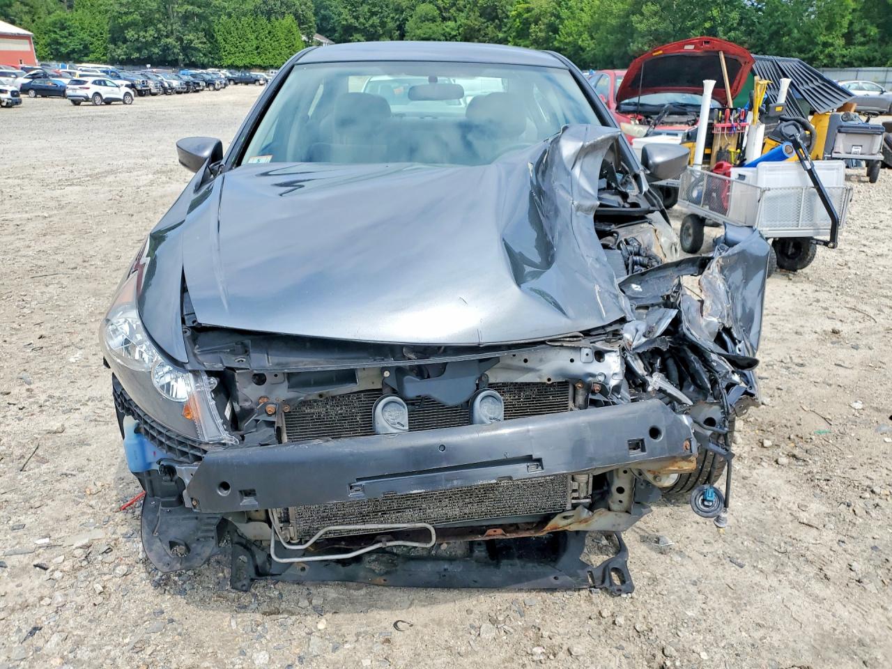 2010 Honda Accord Lx Gray vin: 1HGCP2F33AA118689