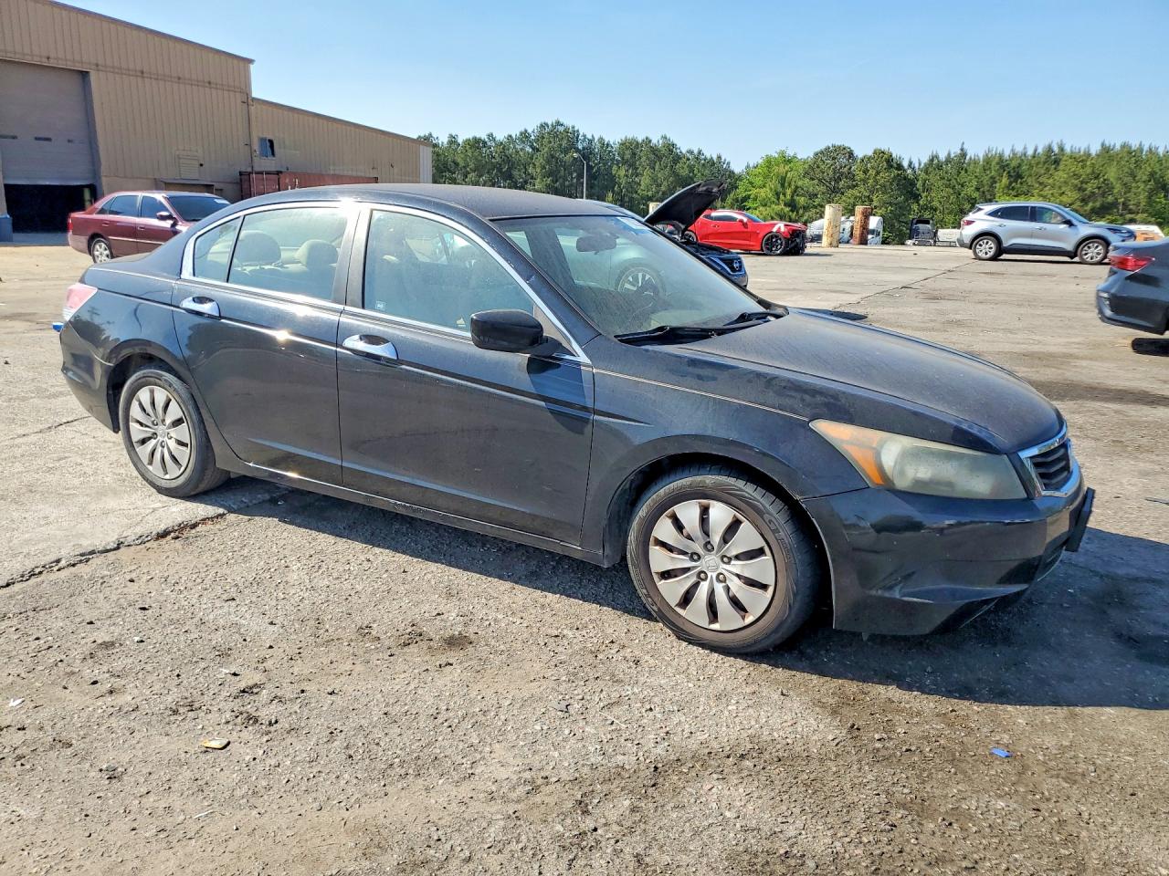 2010 Honda Accord Lx Black vin: 1HGCP2F33AA121320