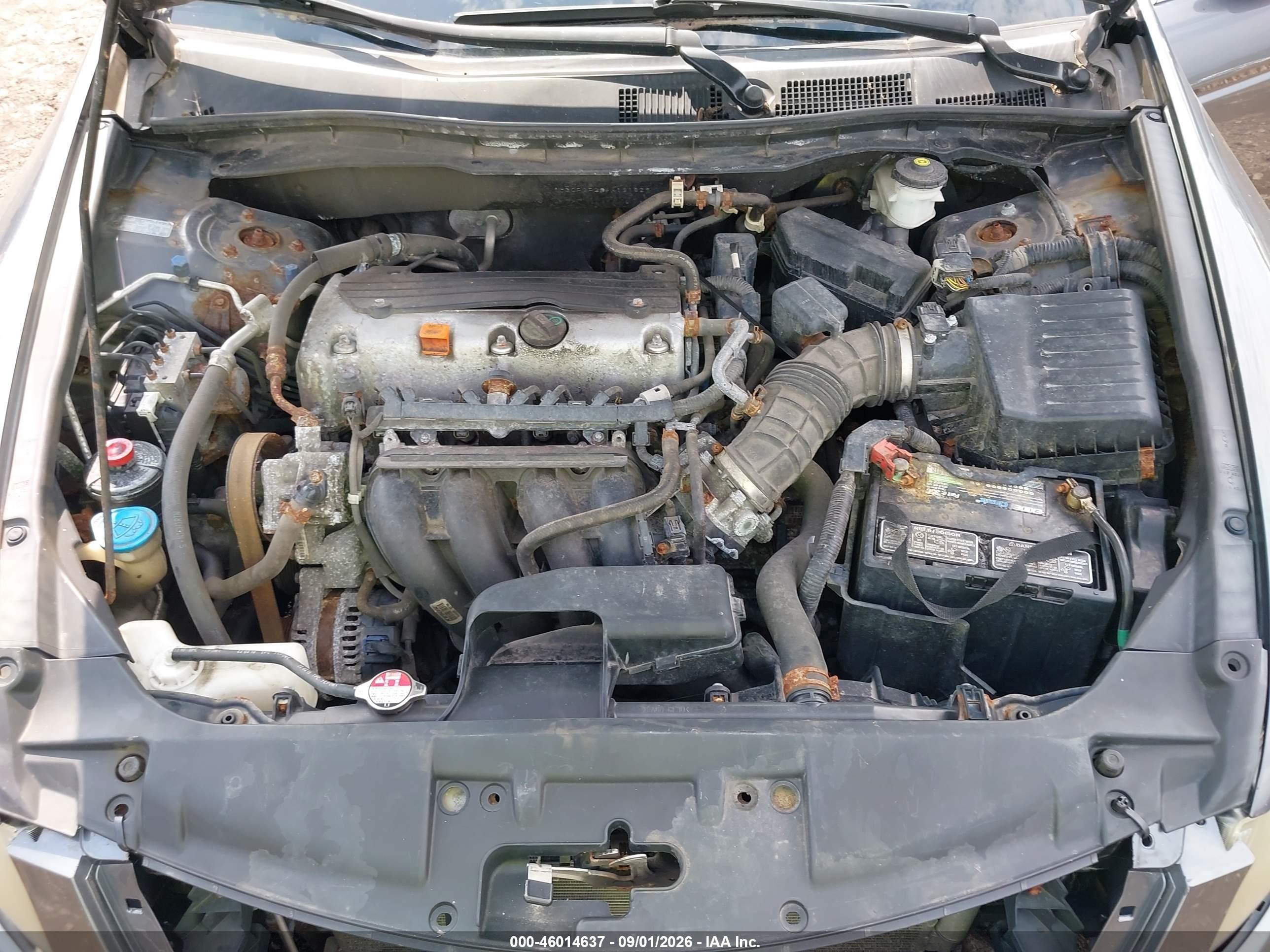 2010 Honda Accord 2.4 Lx Серый vin: 1HGCP2F33AA131829