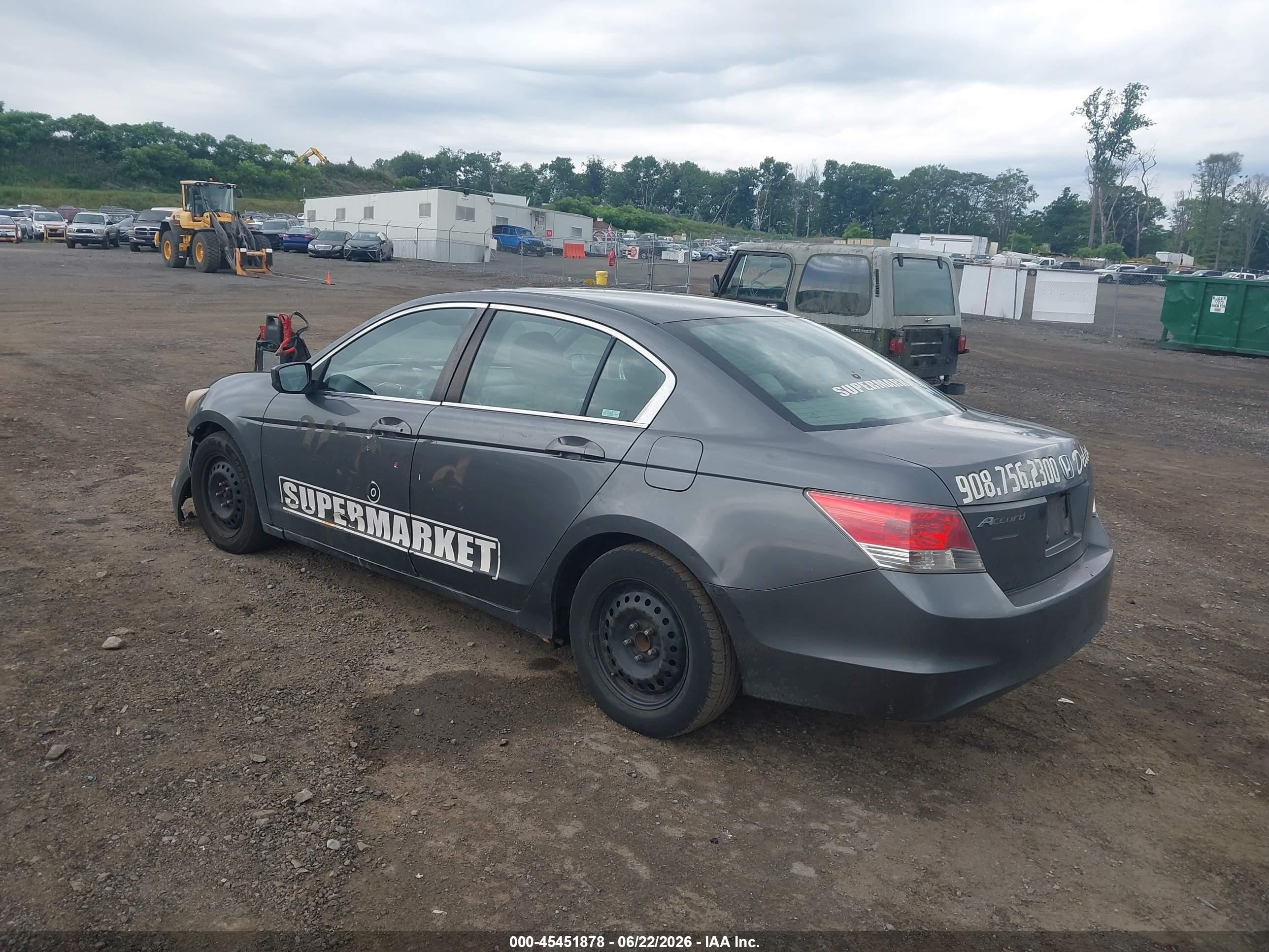 2010 Honda Accord 2.4 Lx Gray vin: 1HGCP2F33AA136447