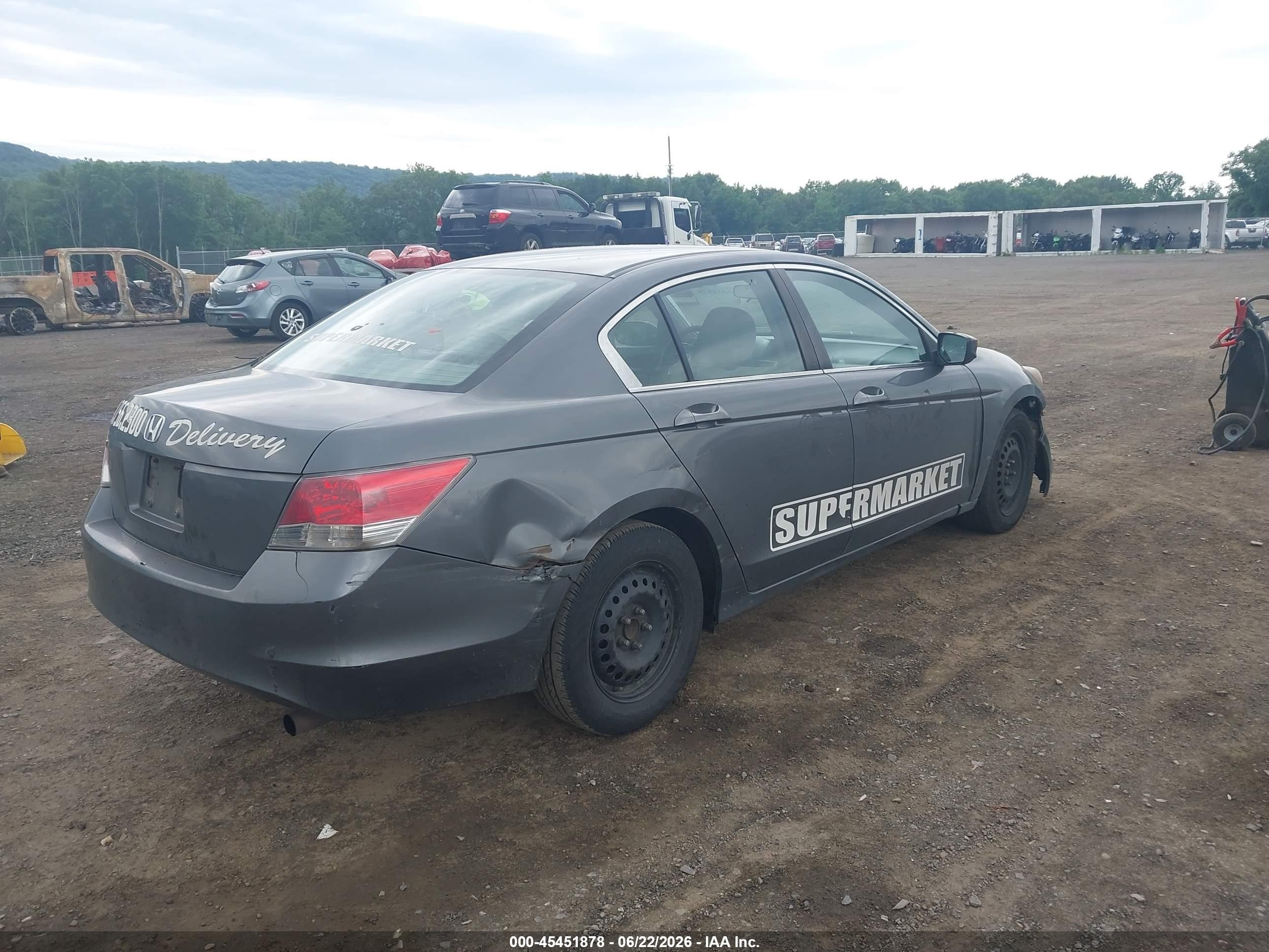 2010 Honda Accord 2.4 Lx Gray vin: 1HGCP2F33AA136447