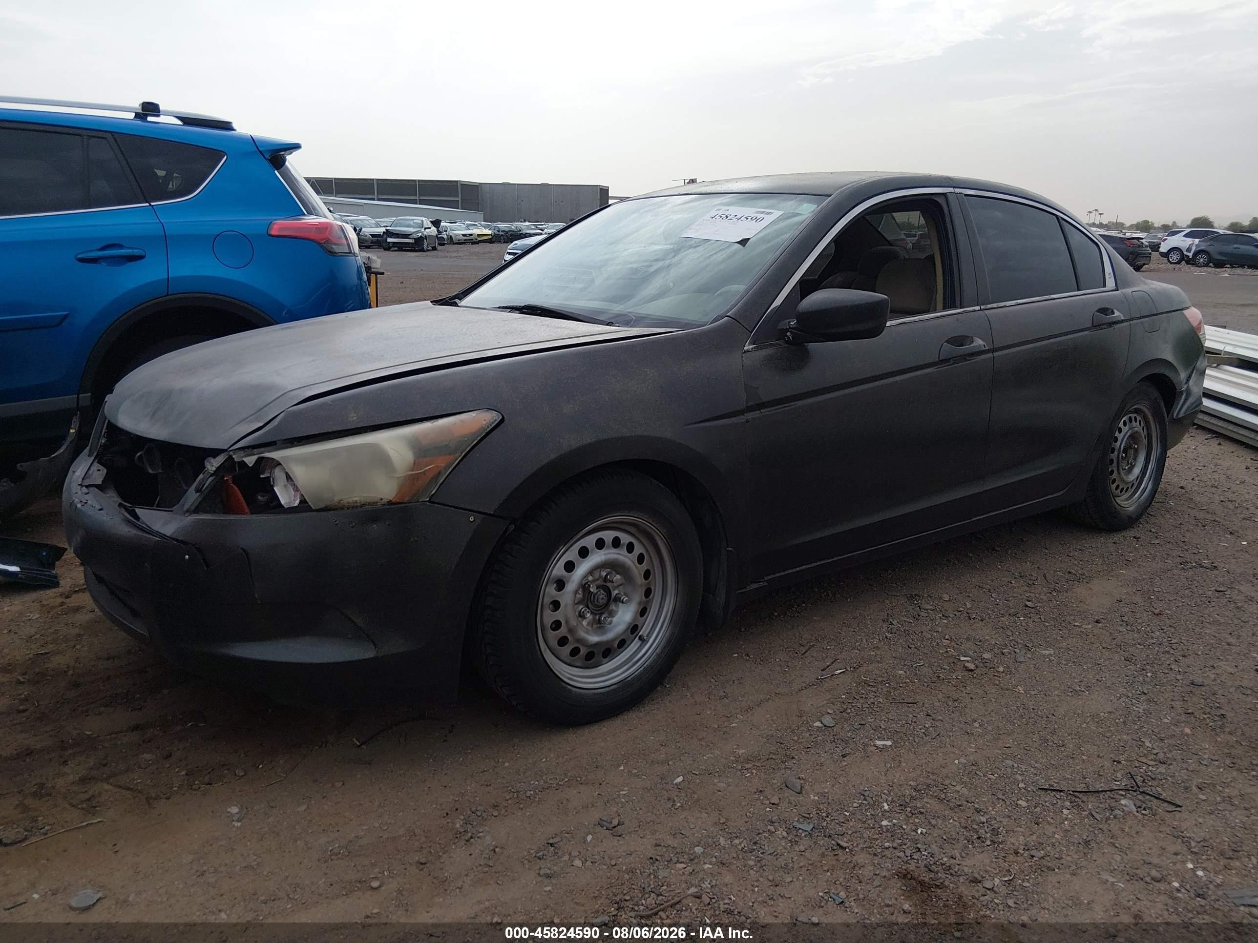 2010 Honda Accord 2.4 Lx Black vin: 1HGCP2F33AA142300
