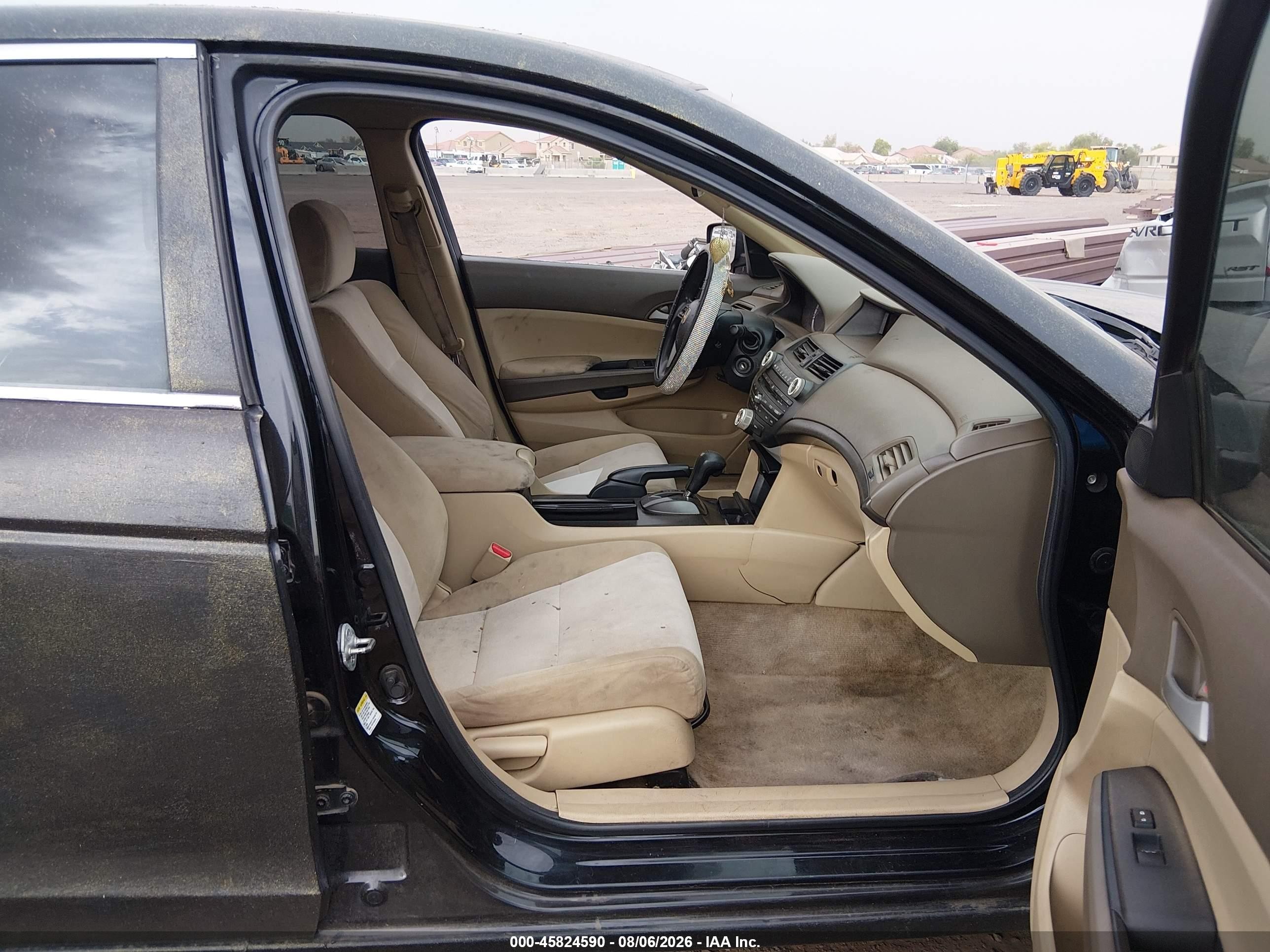 2010 Honda Accord 2.4 Lx Black vin: 1HGCP2F33AA142300