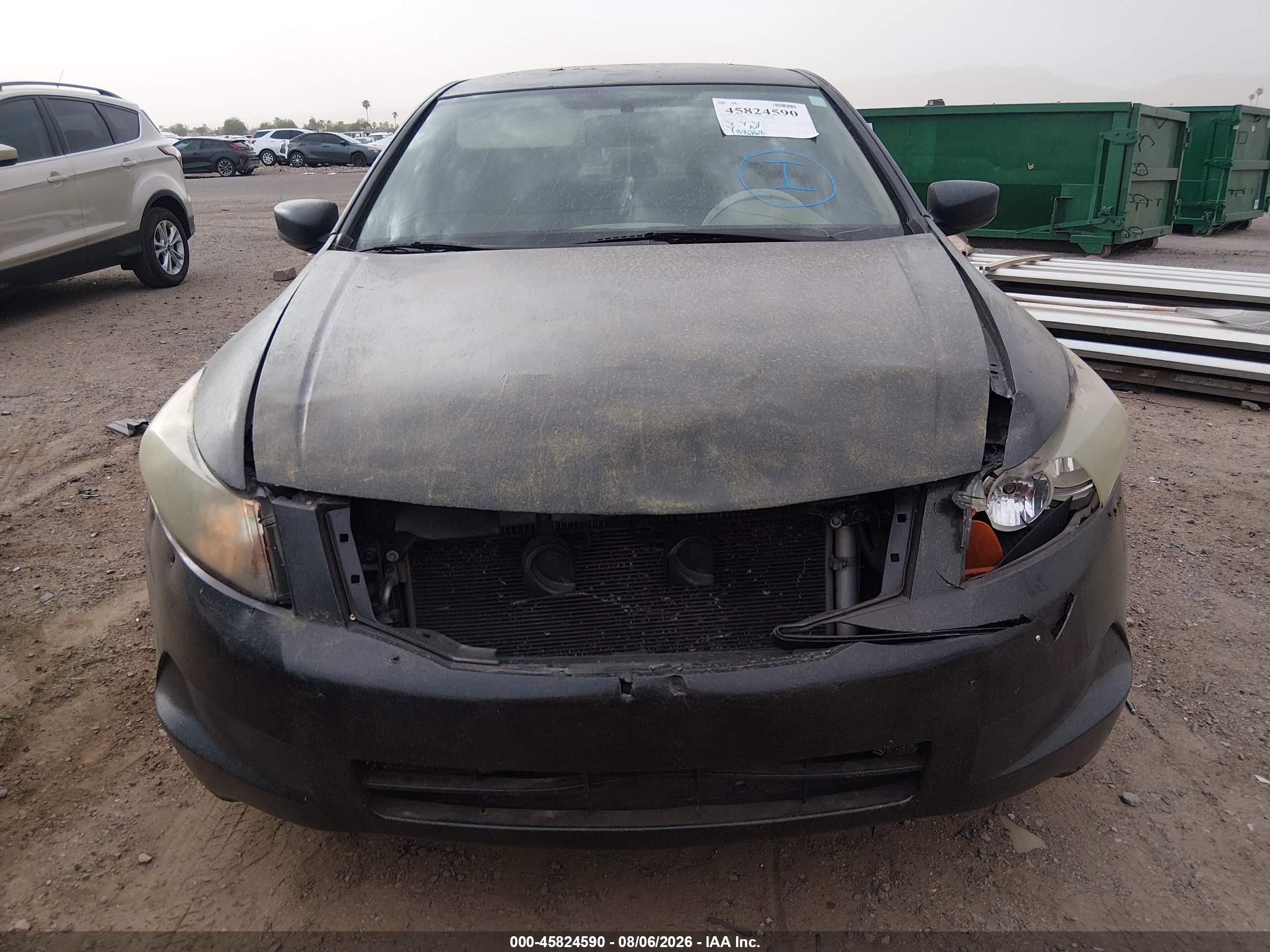 2010 Honda Accord 2.4 Lx Black vin: 1HGCP2F33AA142300