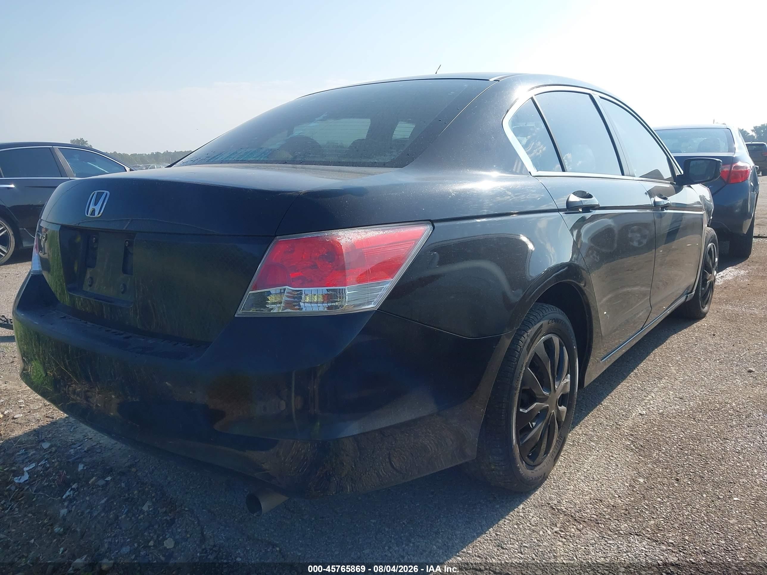 2010 Honda Accord 2.4 Lx Black vin: 1HGCP2F33AA142314