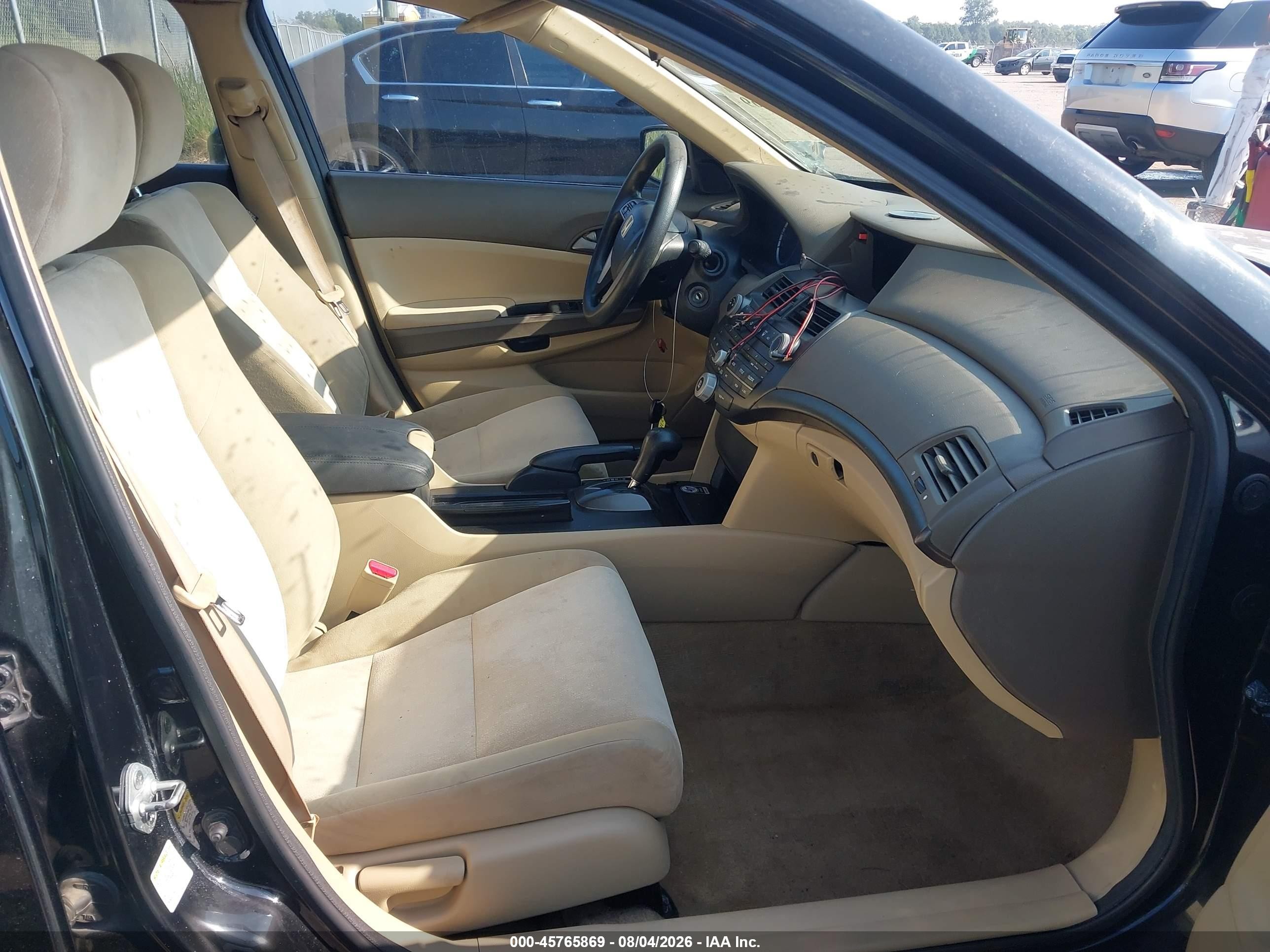 2010 Honda Accord 2.4 Lx Black vin: 1HGCP2F33AA142314