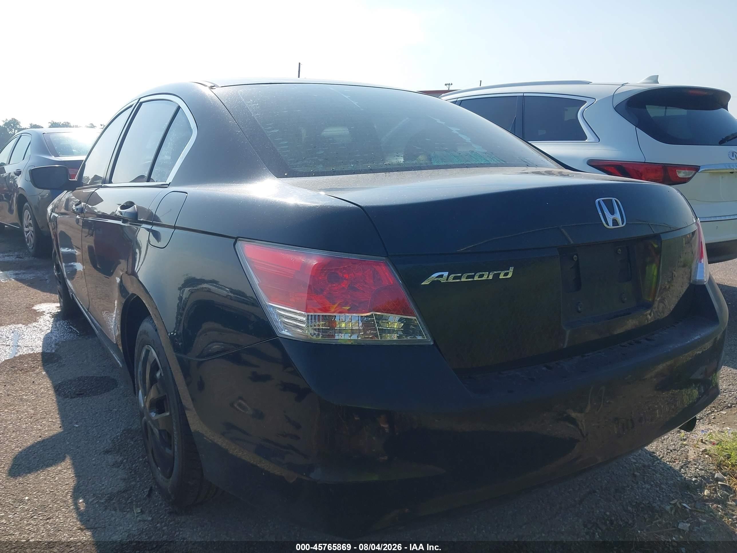 2010 Honda Accord 2.4 Lx Black vin: 1HGCP2F33AA142314