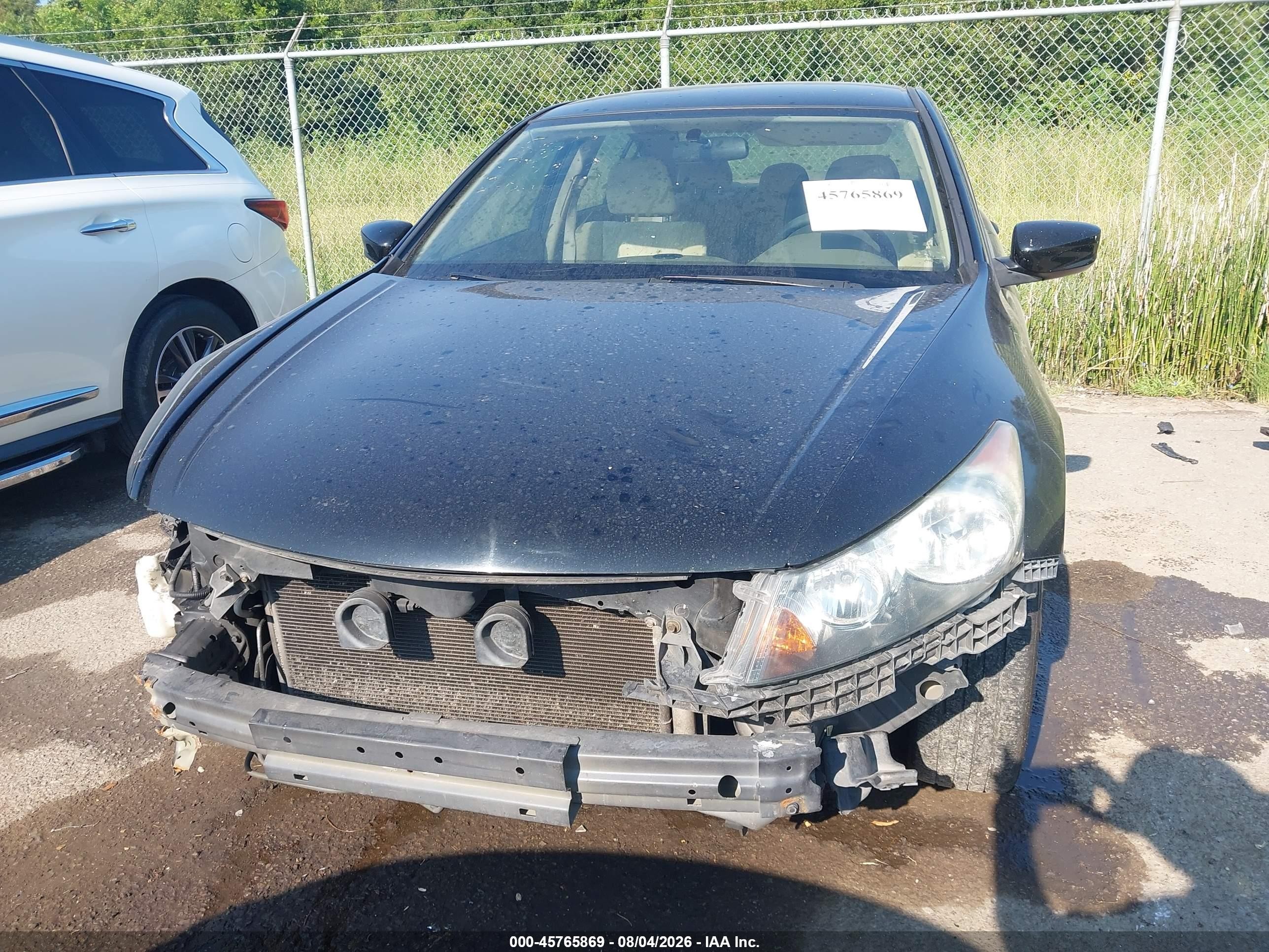 2010 Honda Accord 2.4 Lx Black vin: 1HGCP2F33AA142314