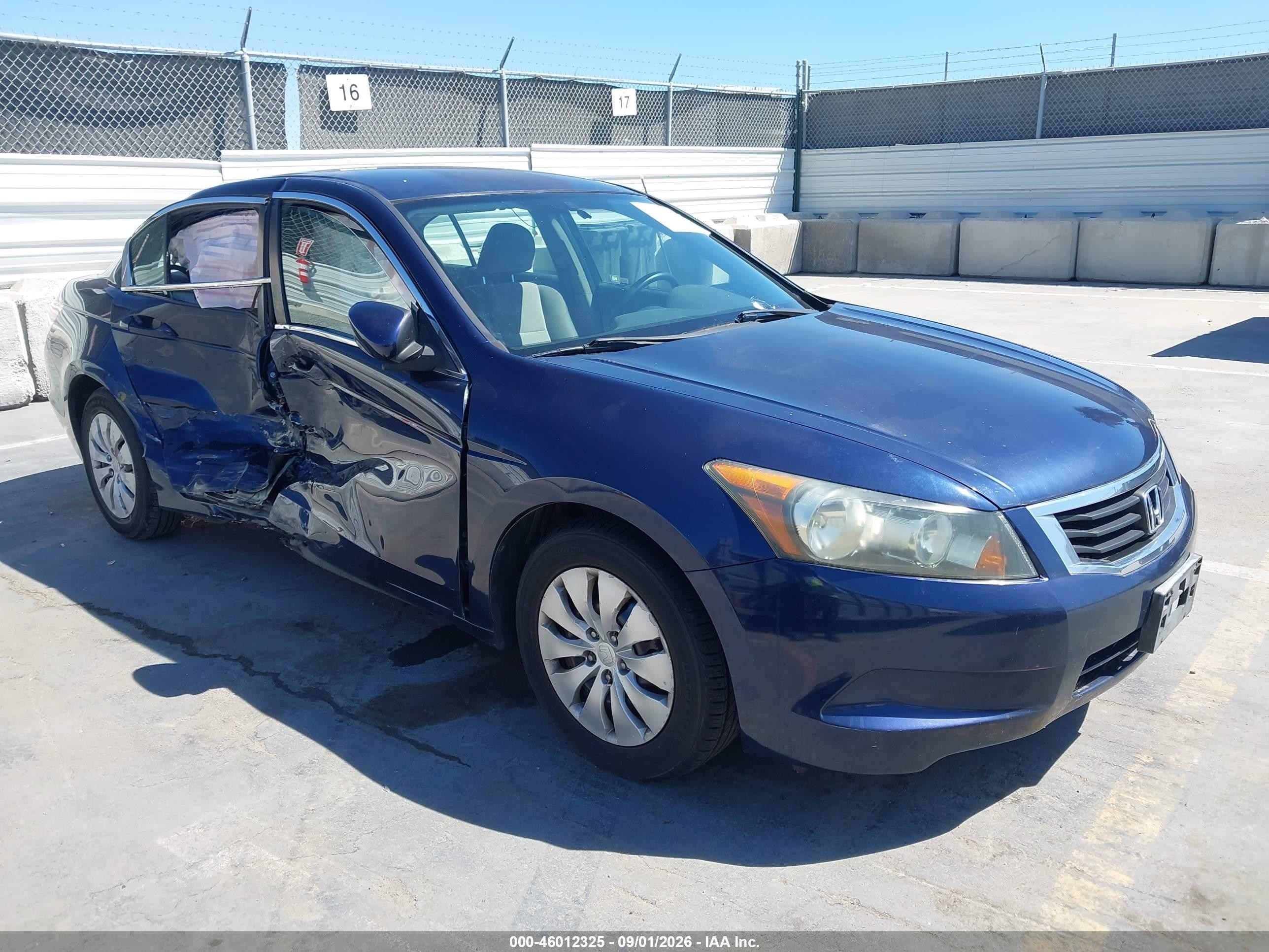 2010 Honda Accord 2.4 Lx Dark Blue vin: 1HGCP2F33AA184904
