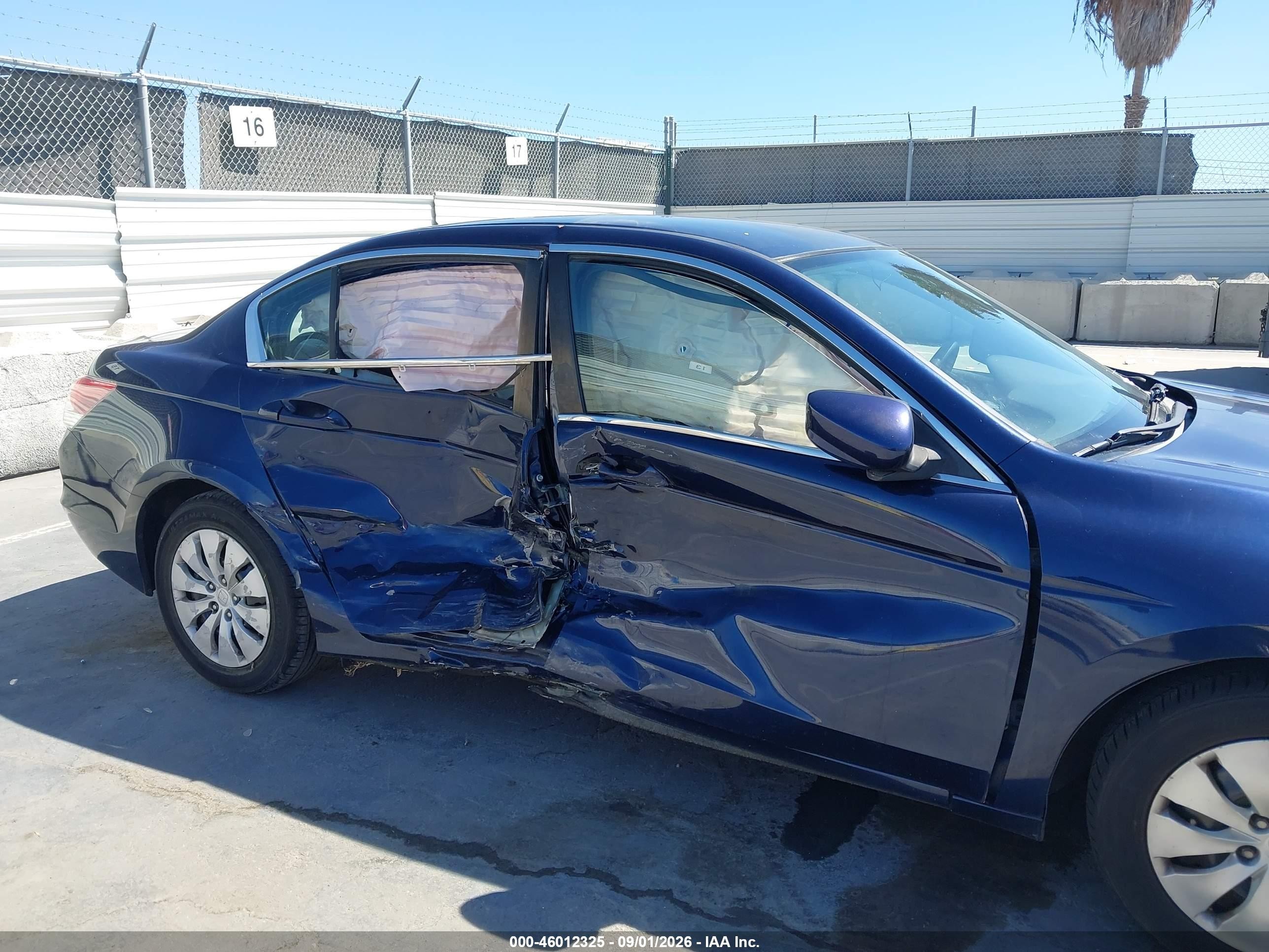 2010 Honda Accord 2.4 Lx Dark Blue vin: 1HGCP2F33AA184904