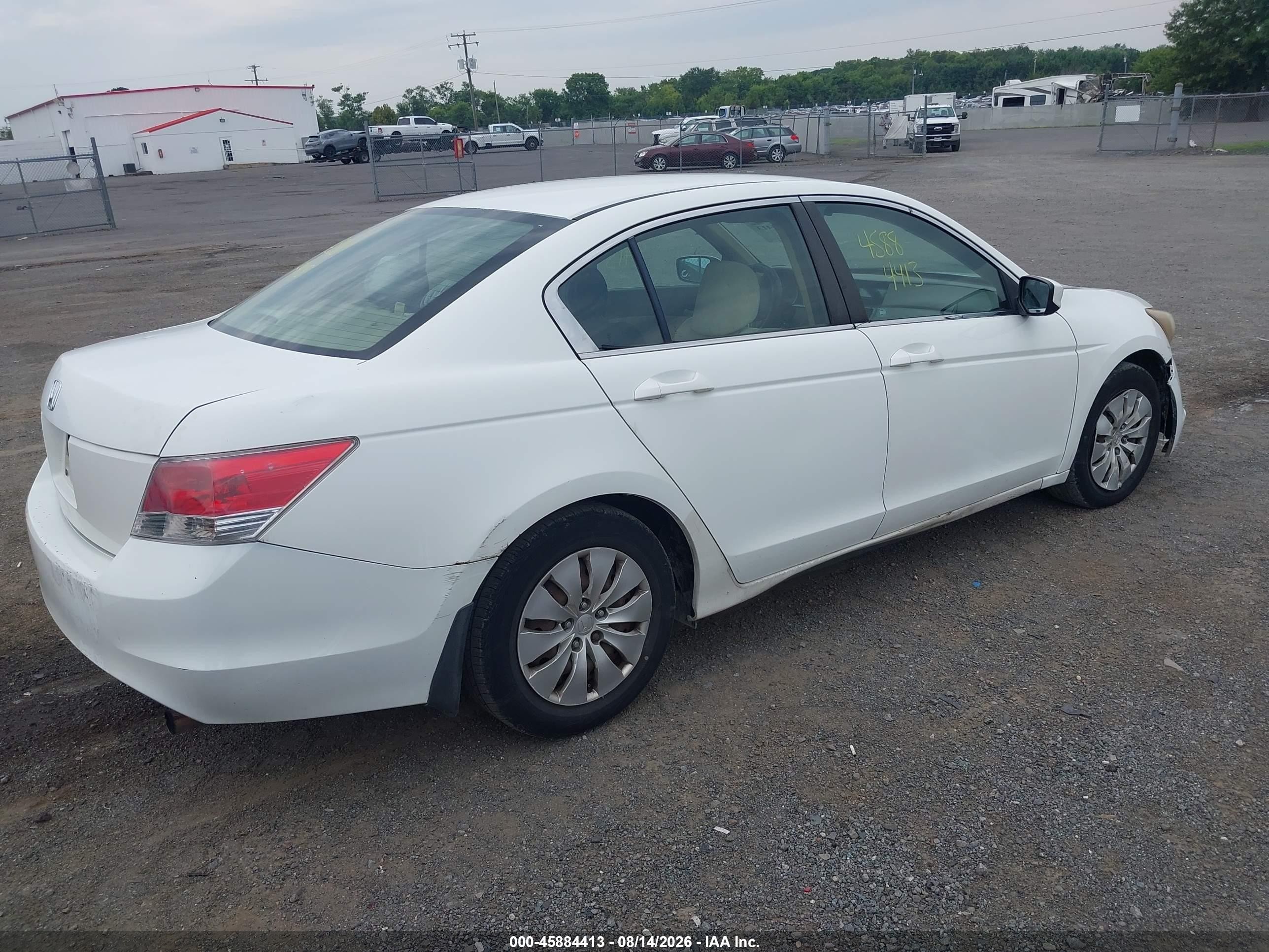 2010 Honda Accord 2.4 Lx Белый vin: 1HGCP2F33AA186281