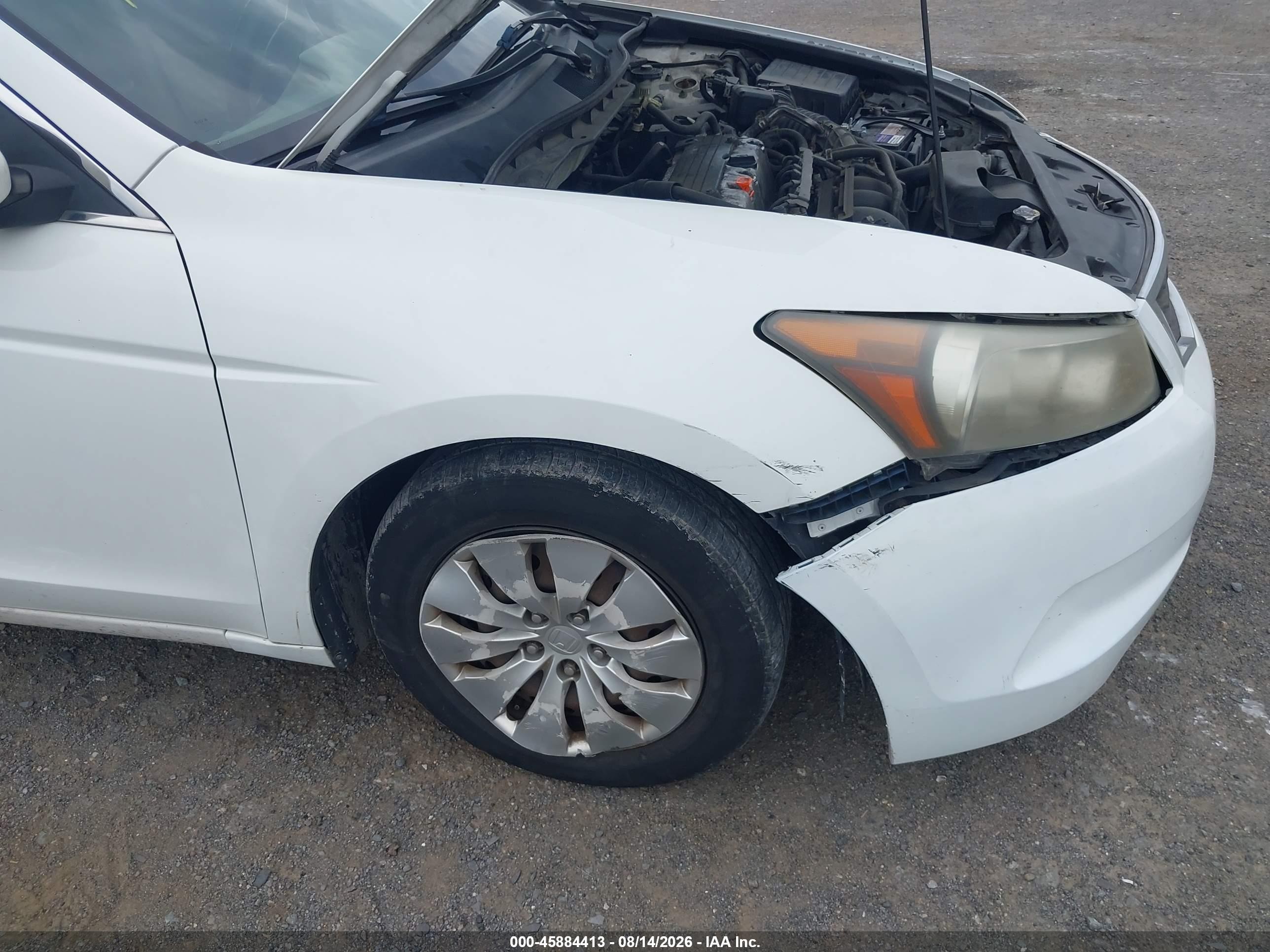 2010 Honda Accord 2.4 Lx Белый vin: 1HGCP2F33AA186281