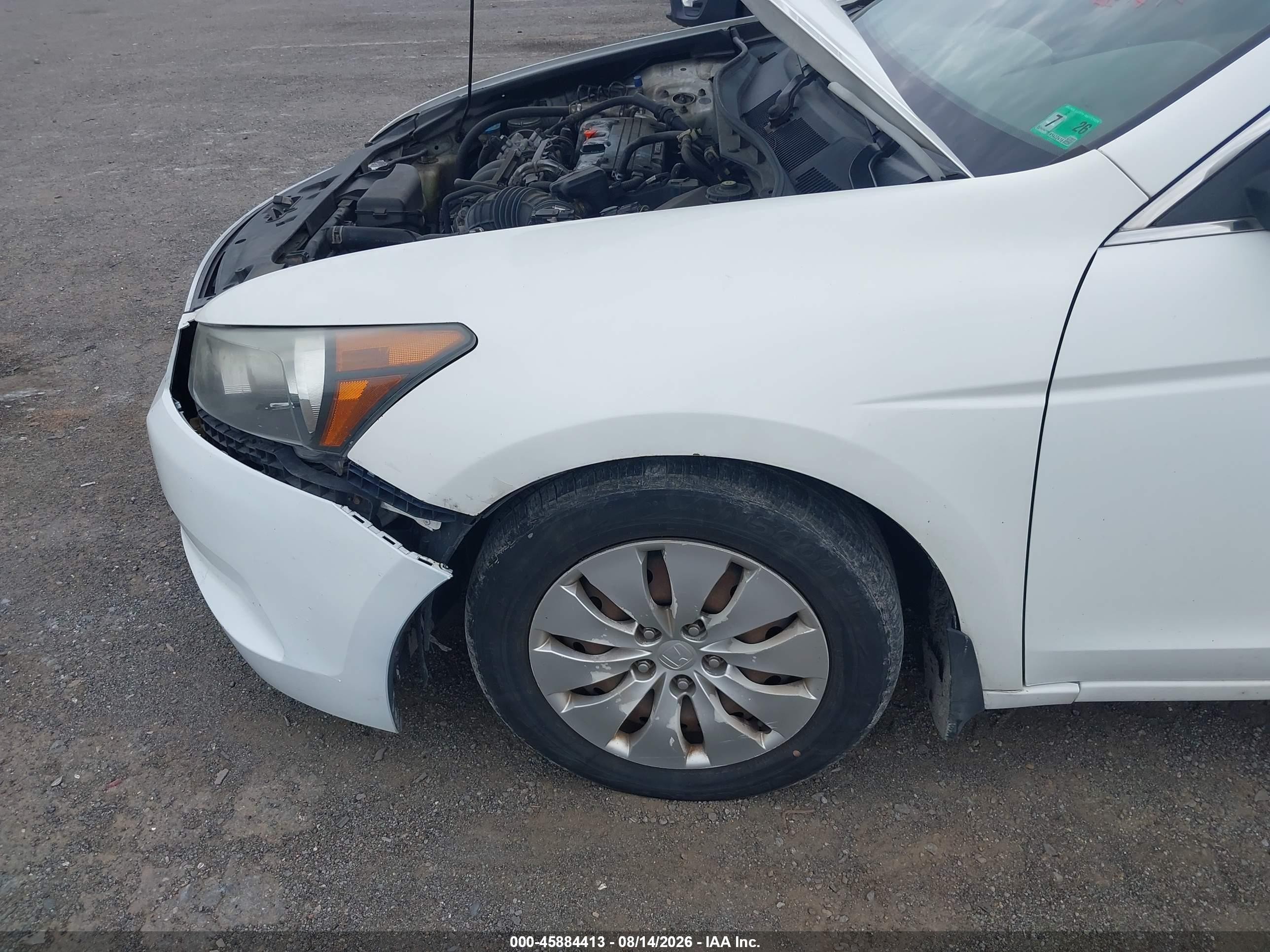 2010 Honda Accord 2.4 Lx Белый vin: 1HGCP2F33AA186281