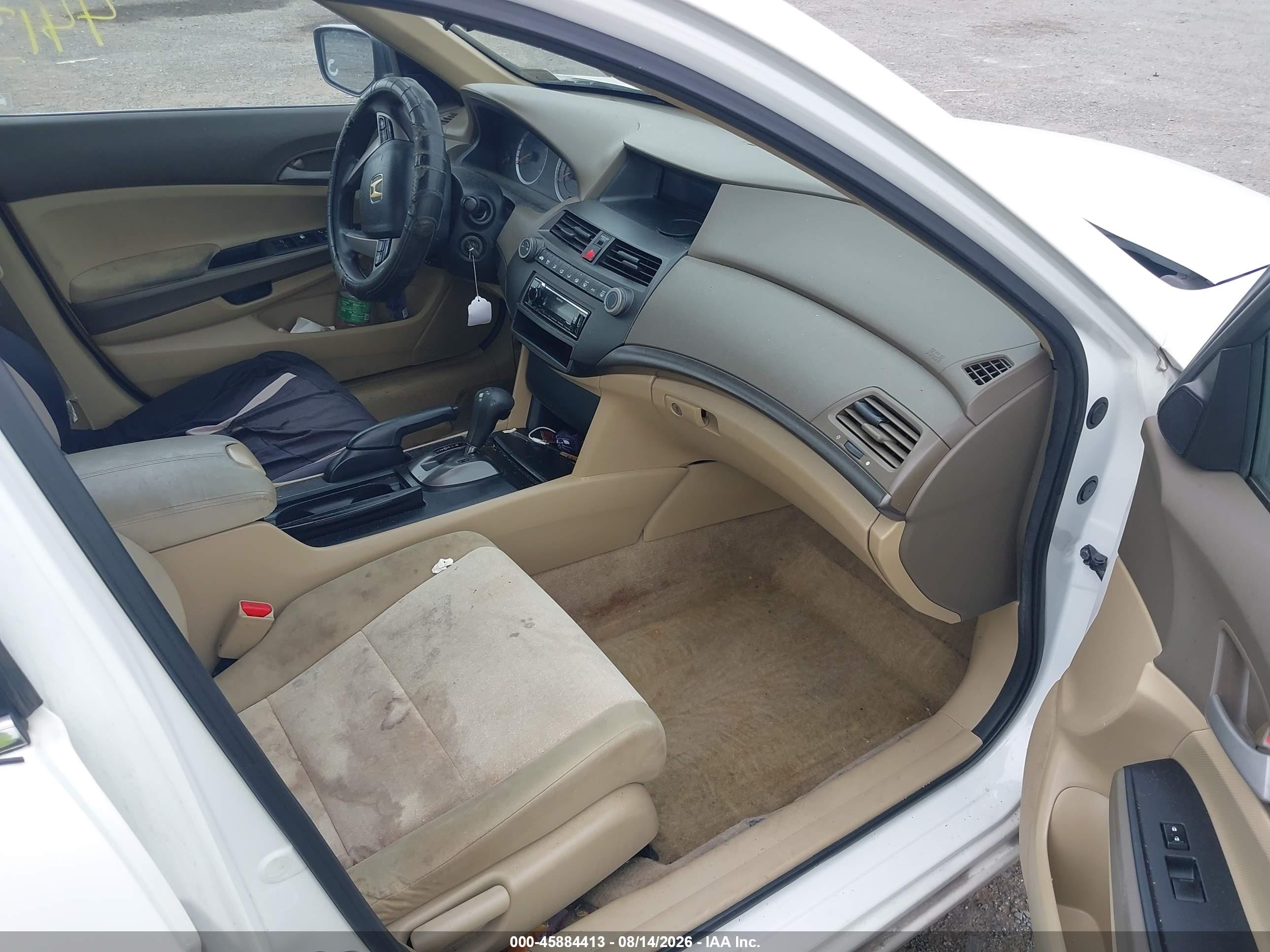 2010 Honda Accord 2.4 Lx Белый vin: 1HGCP2F33AA186281