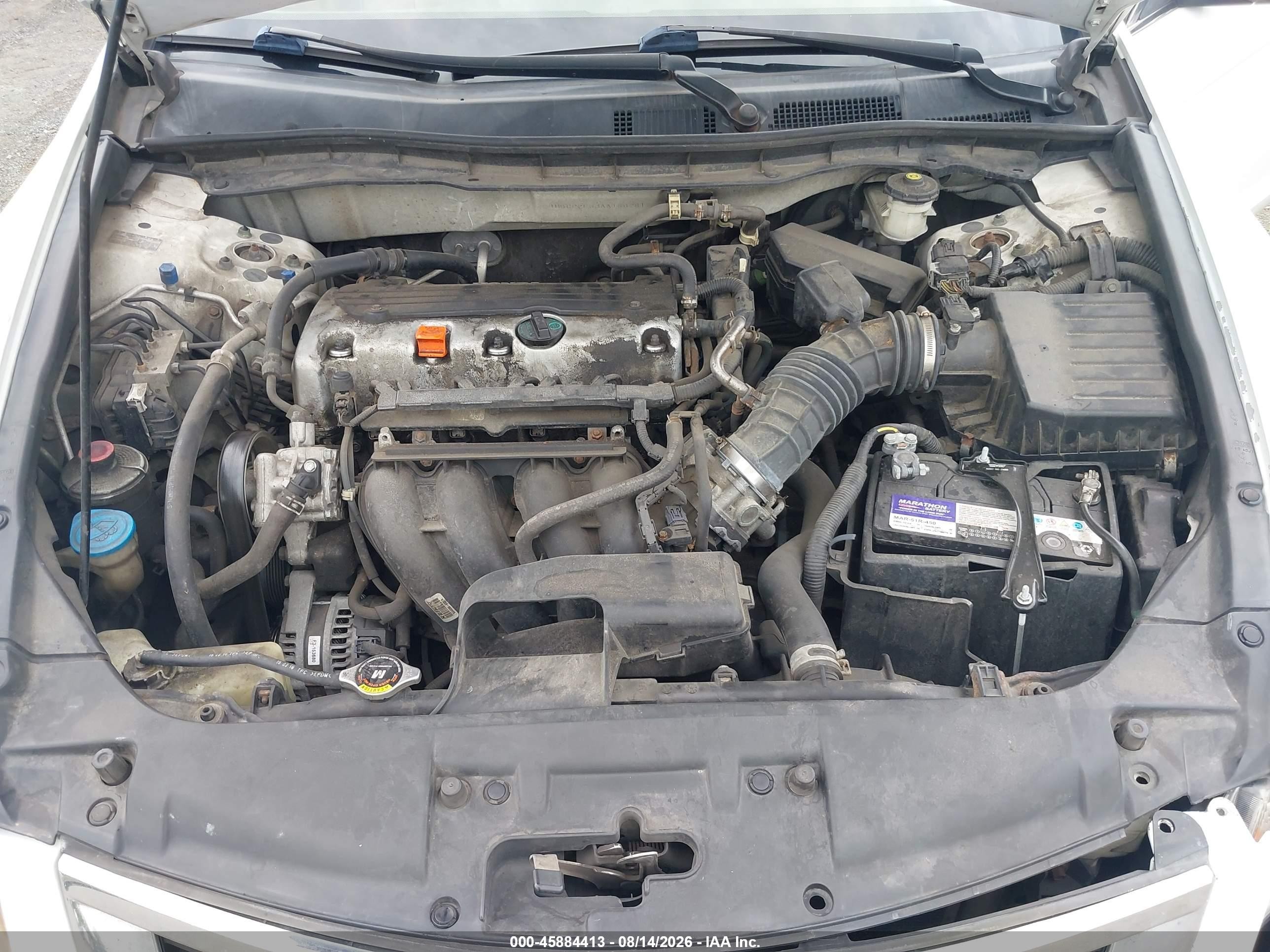 2010 Honda Accord 2.4 Lx Белый vin: 1HGCP2F33AA186281