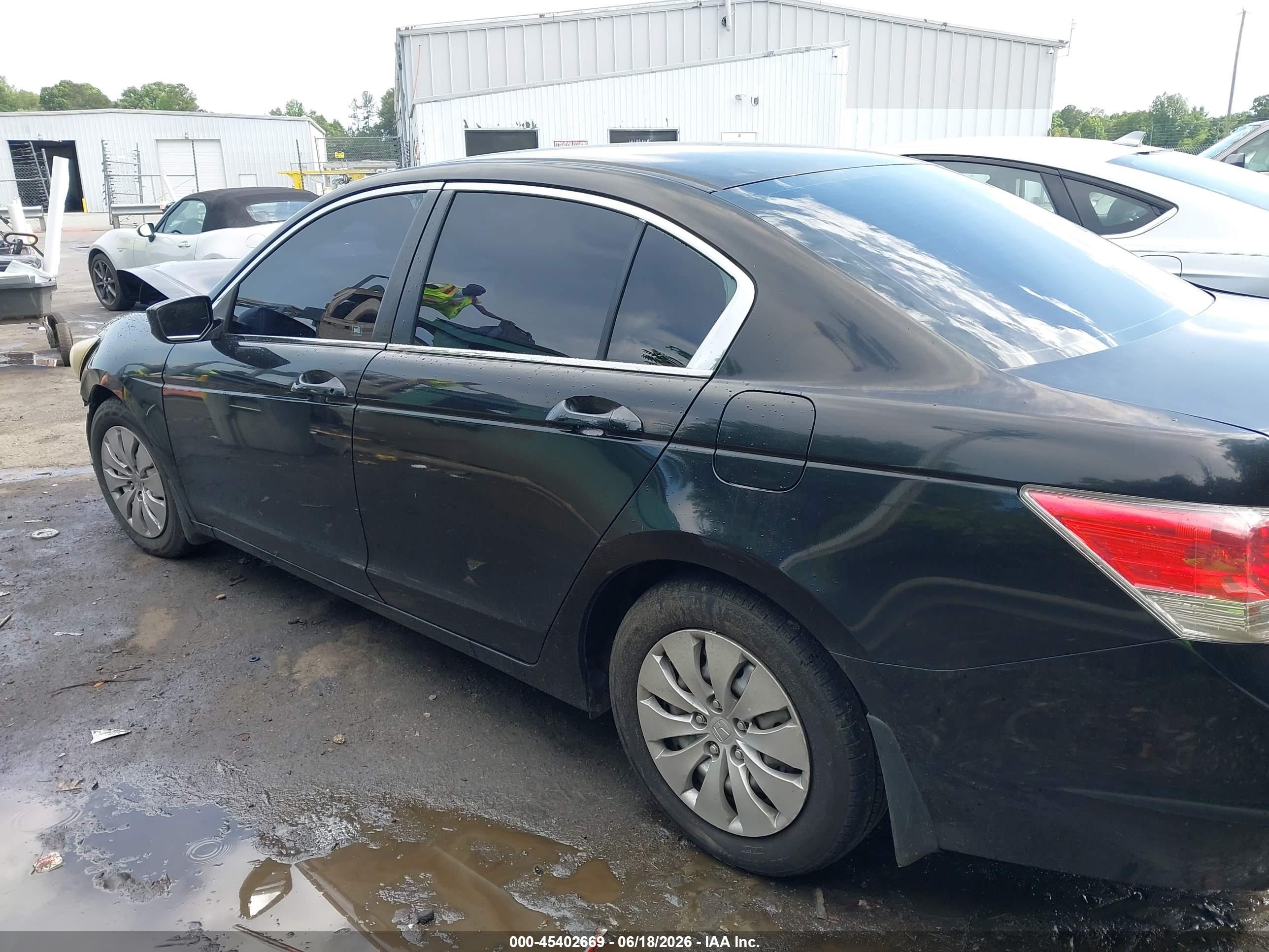 2011 Honda Accord 2.4 Lx Black vin: 1HGCP2F33BA019145