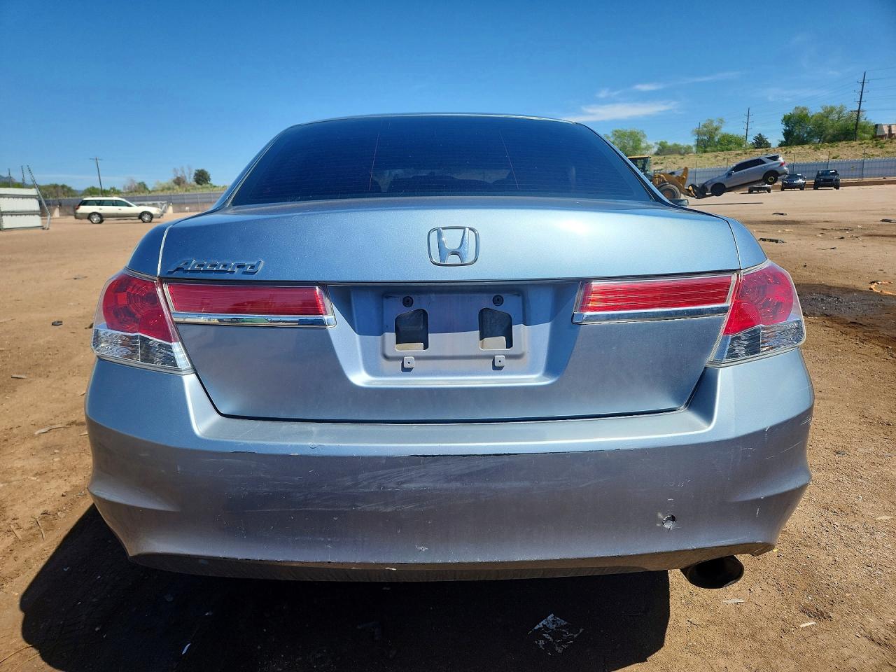 2011 Honda Accord Lx Blue vin: 1HGCP2F33BA024085