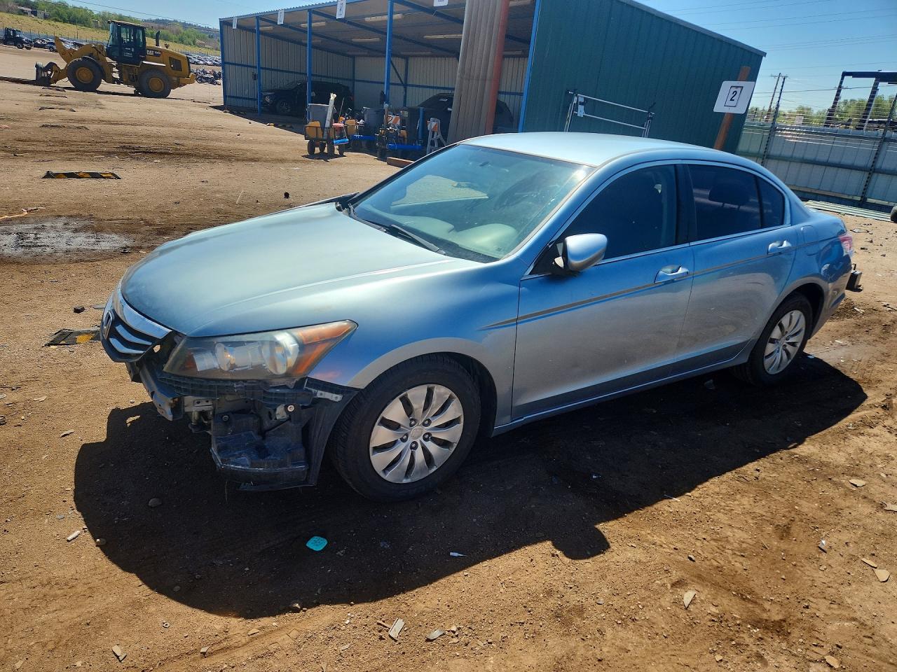 2011 Honda Accord Lx Blue vin: 1HGCP2F33BA024085