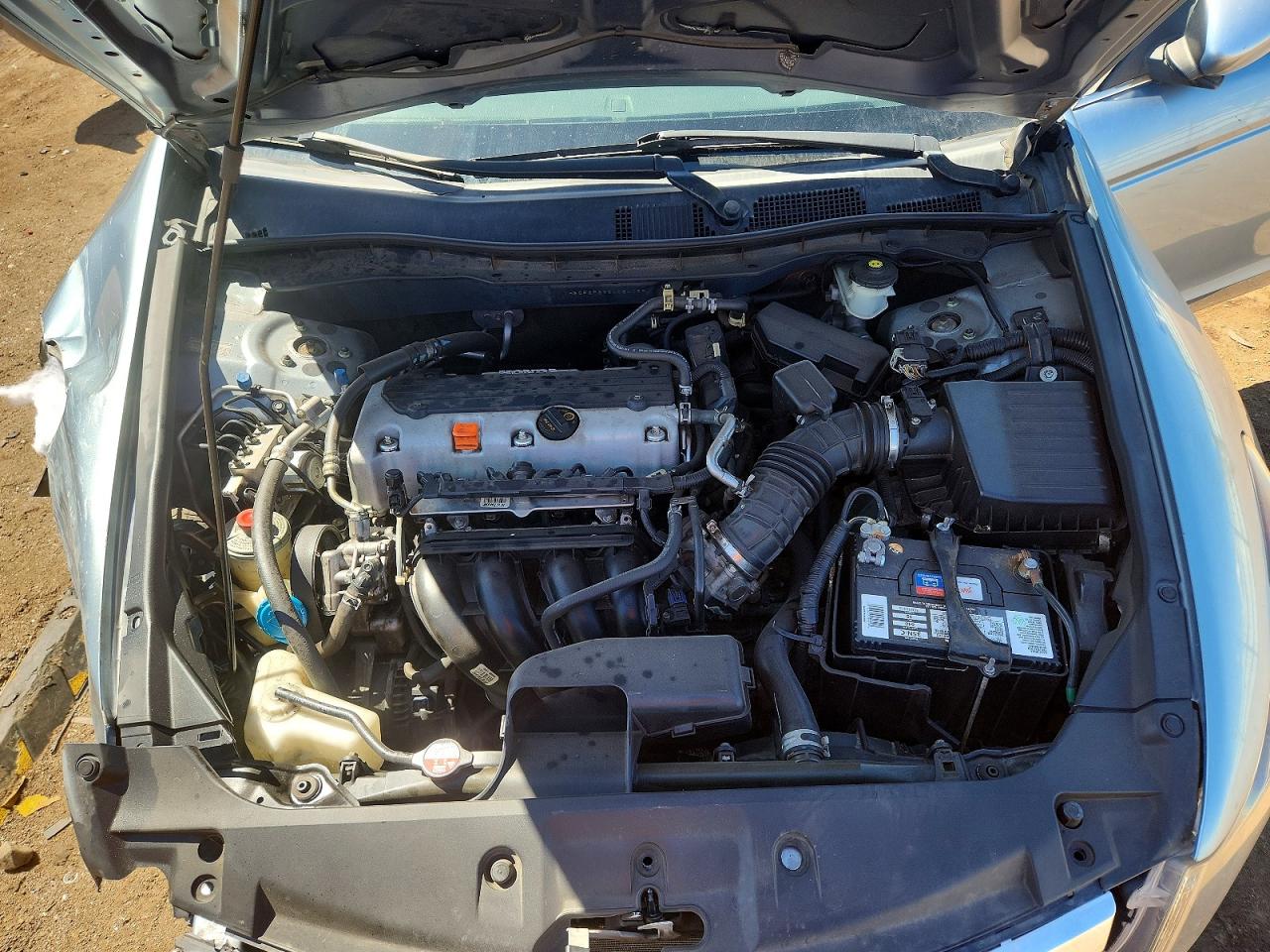 2011 Honda Accord Lx Blue vin: 1HGCP2F33BA024085