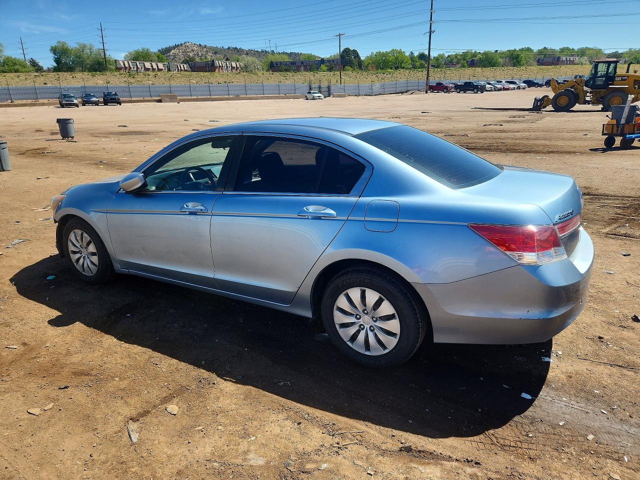 2011 Honda Accord Lx Blue vin: 1HGCP2F33BA024085