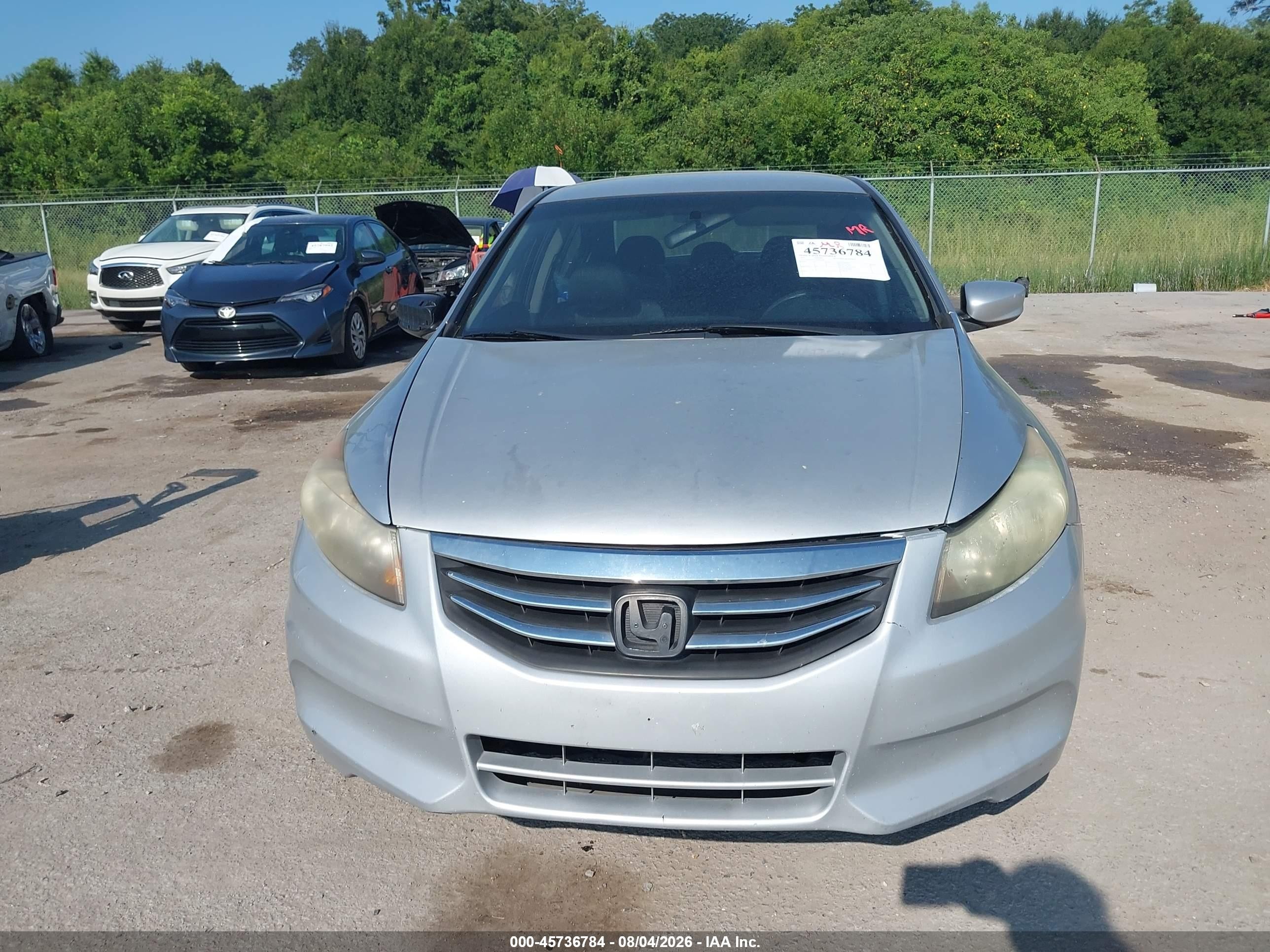 2011 Honda Accord 2.4 Lx Silver vin: 1HGCP2F33BA030646
