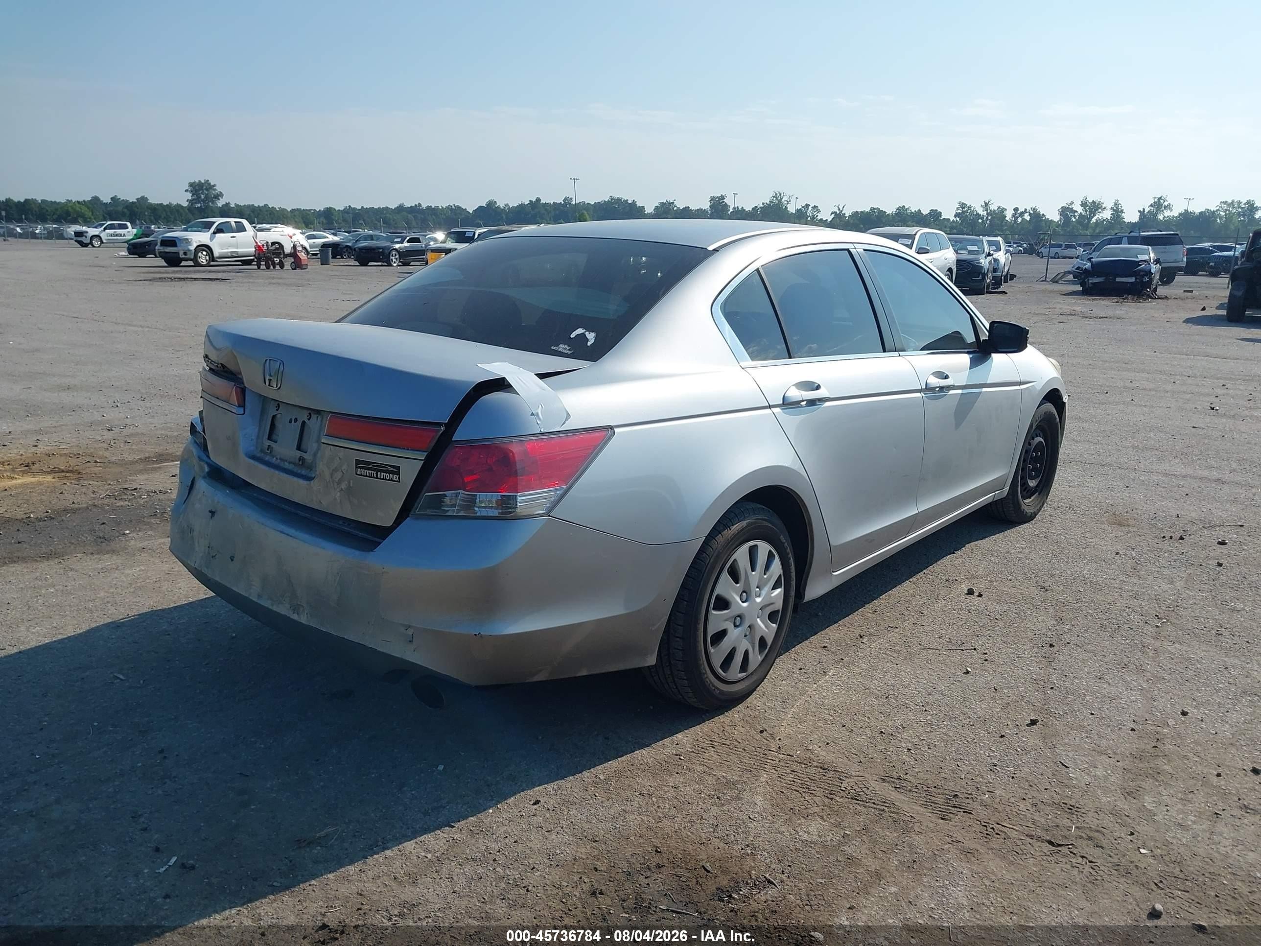 2011 Honda Accord 2.4 Lx Silver vin: 1HGCP2F33BA030646