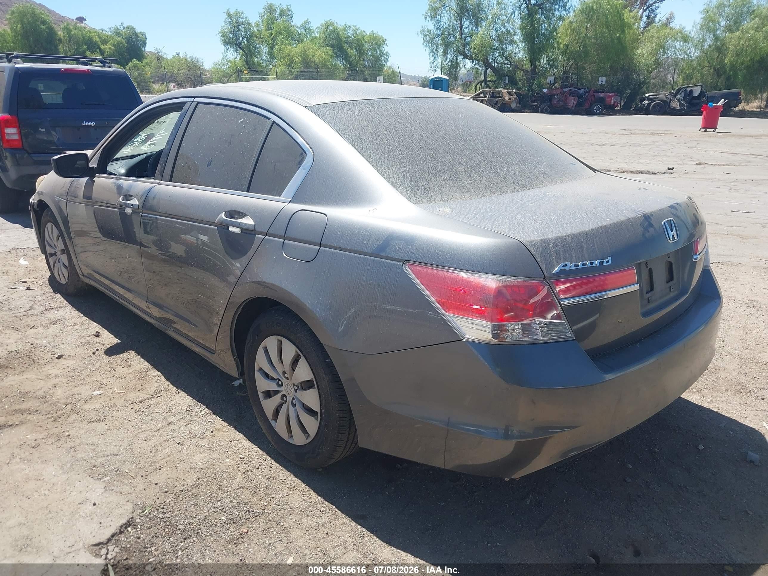 2011 Honda Accord 2.4 Lx Gray vin: 1HGCP2F33BA045261