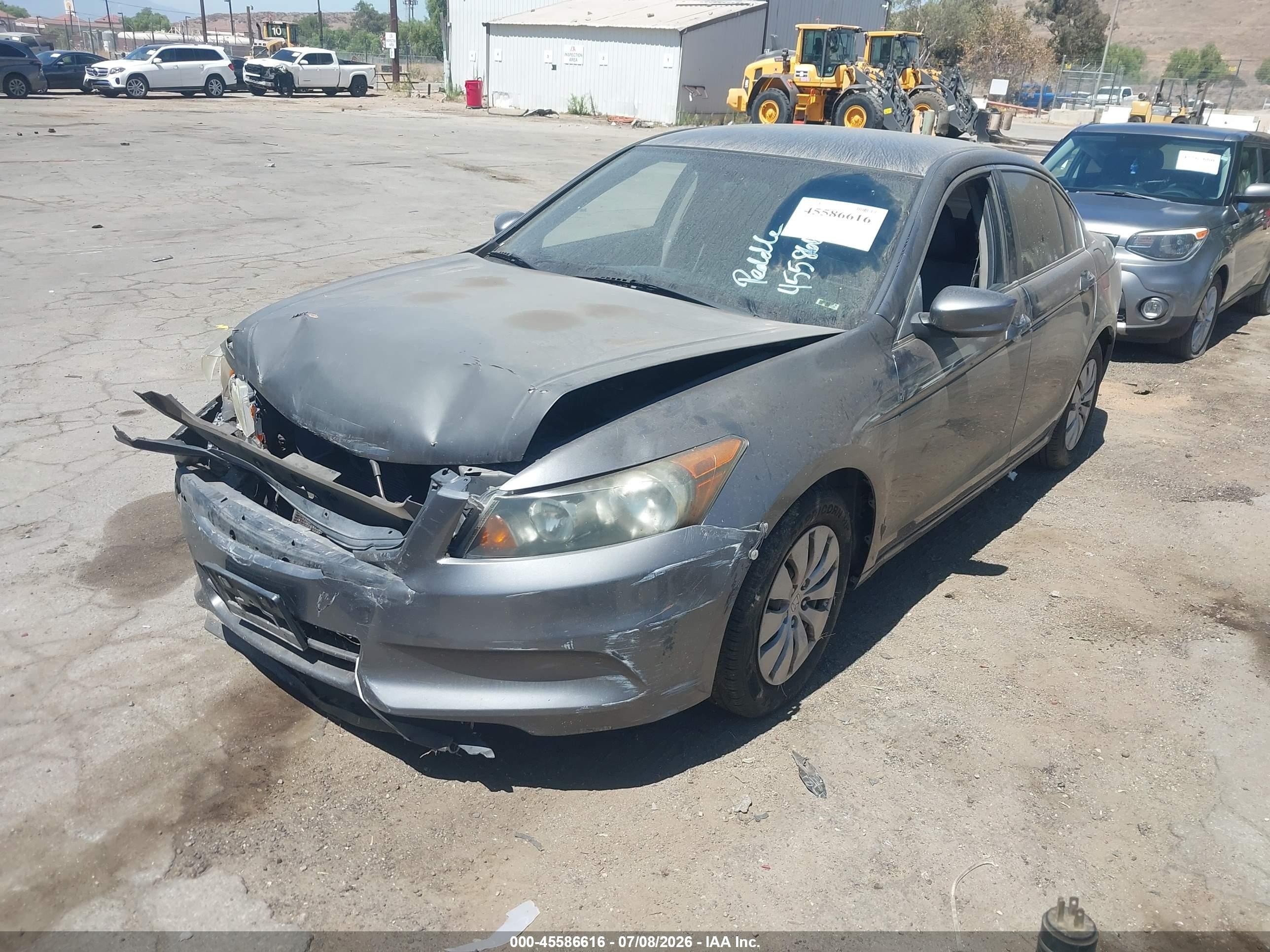 2011 Honda Accord 2.4 Lx Gray vin: 1HGCP2F33BA045261