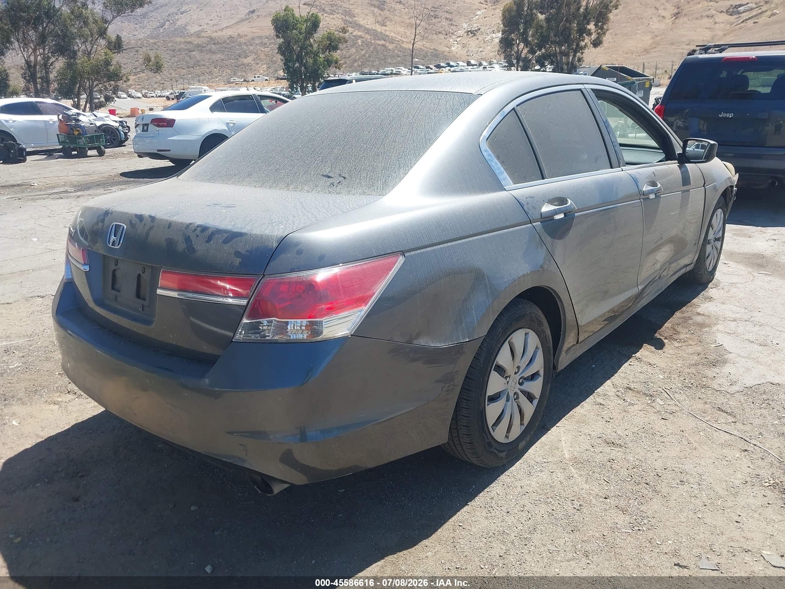 2011 Honda Accord 2.4 Lx Gray vin: 1HGCP2F33BA045261